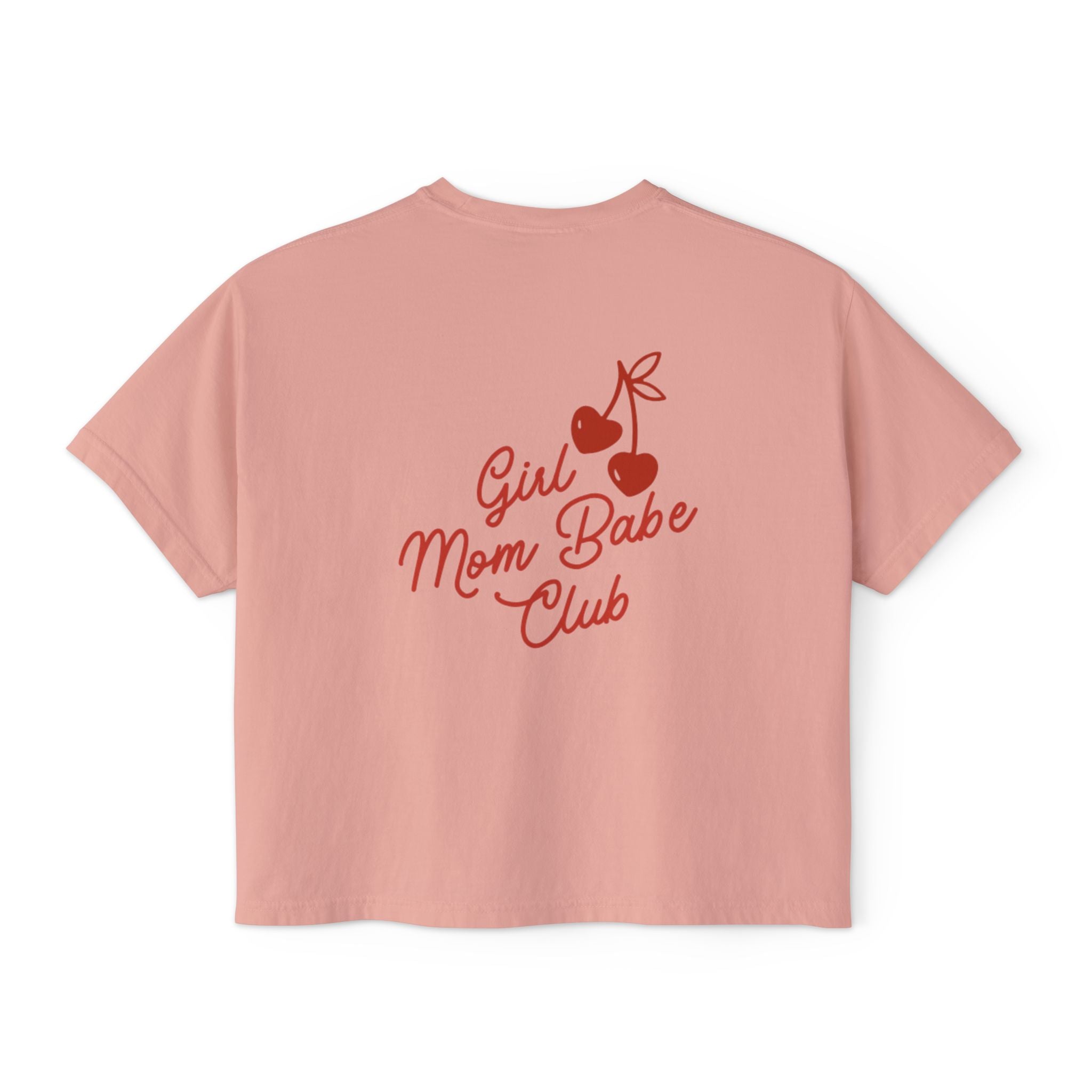 Girl Mom Babe Club - Cherry Graphic Tee