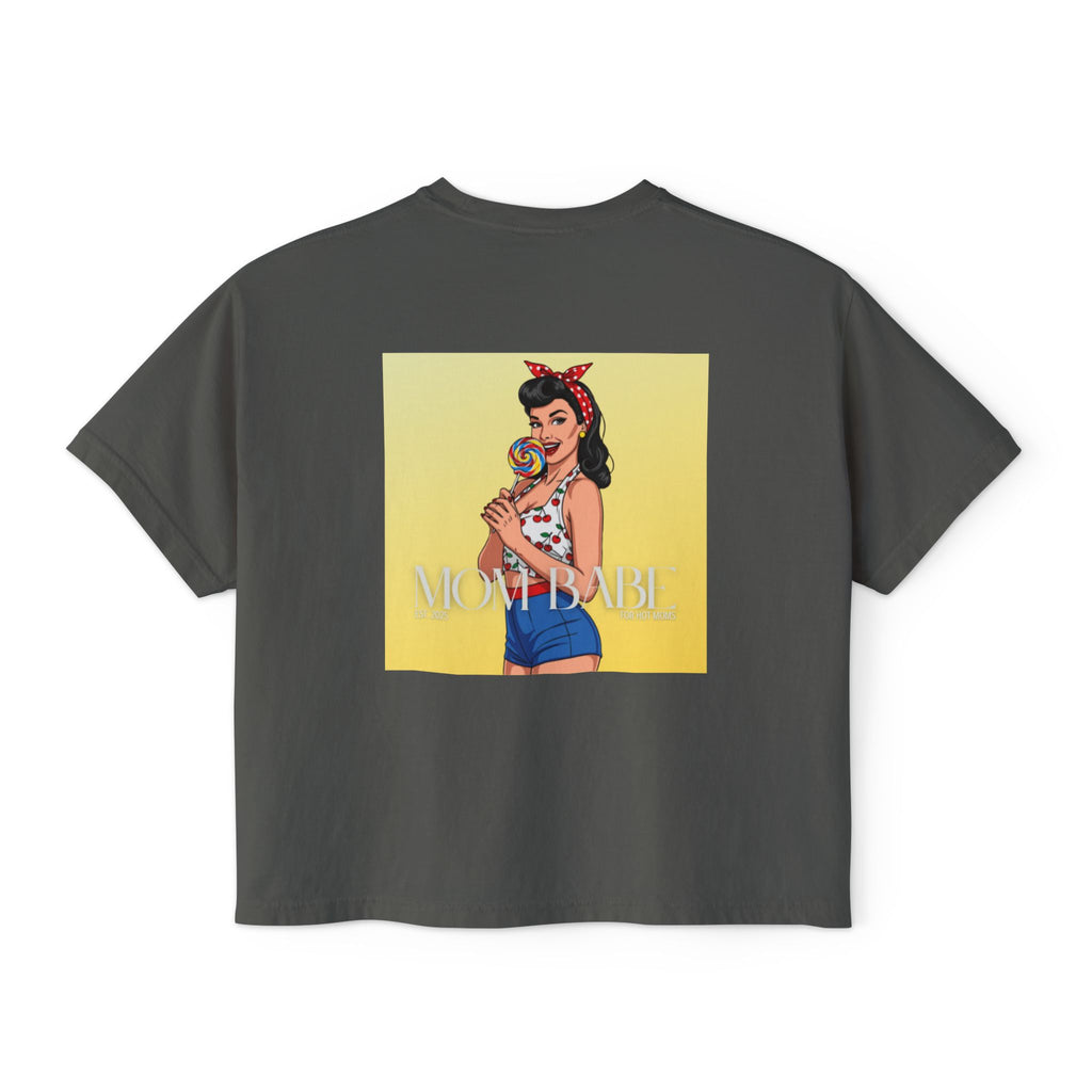 Mom Babe - For Hot Moms Pinup Graphic Tee