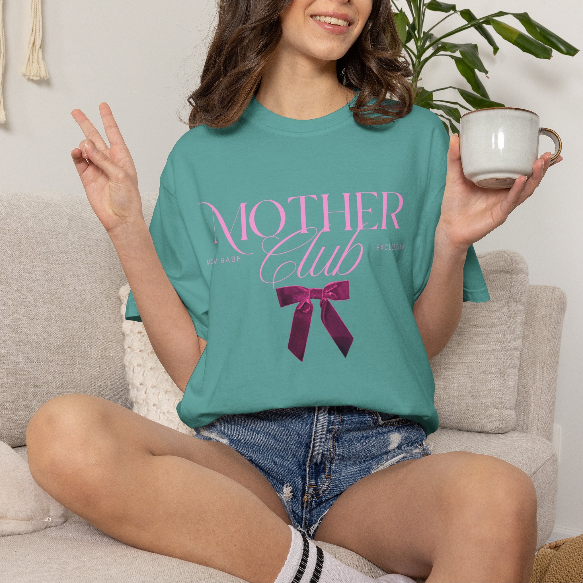 Mother Club Mom Babe Exclusive Tee - Petal