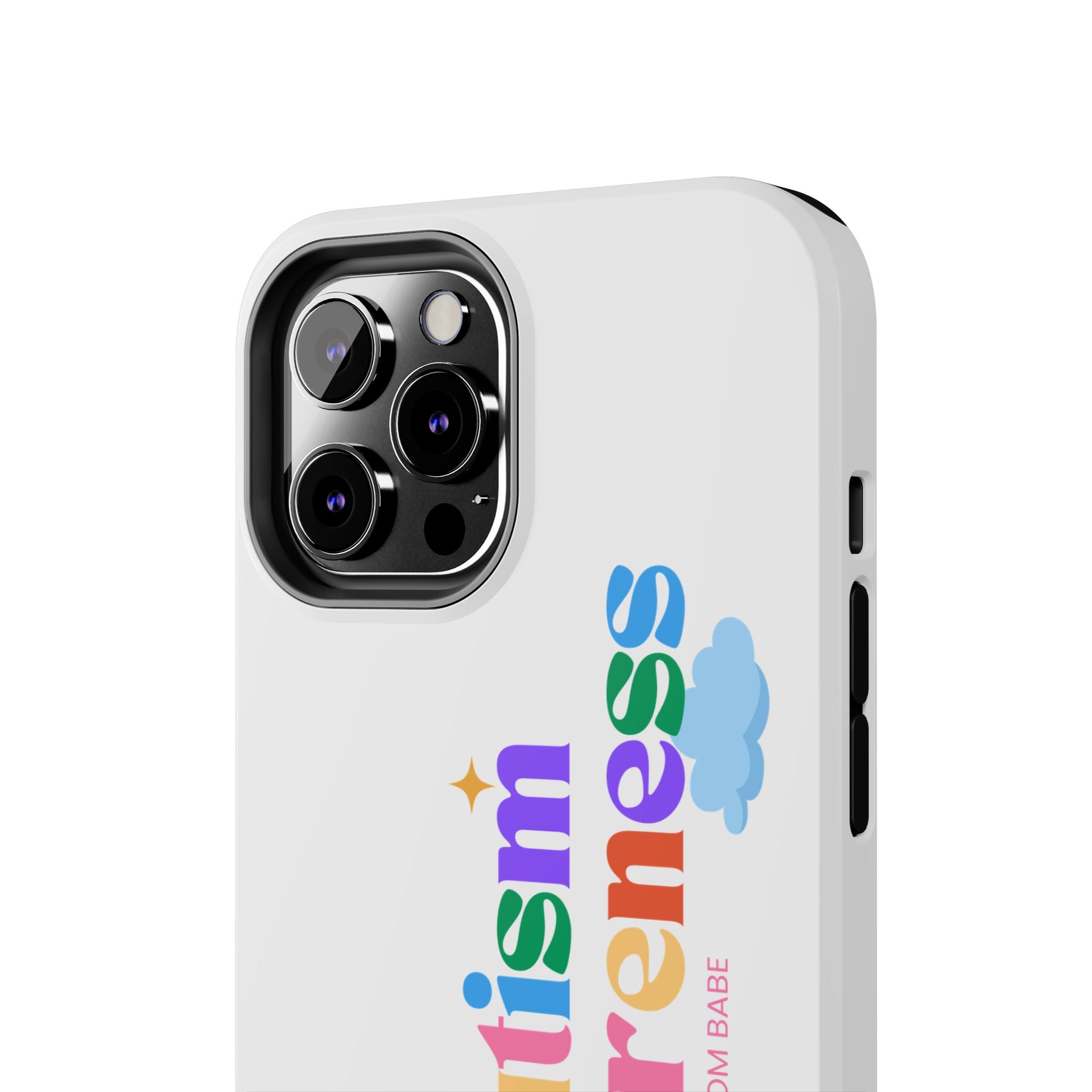 Copy of Autism Awareness and Acceptance — Checkered Heart Phone Case