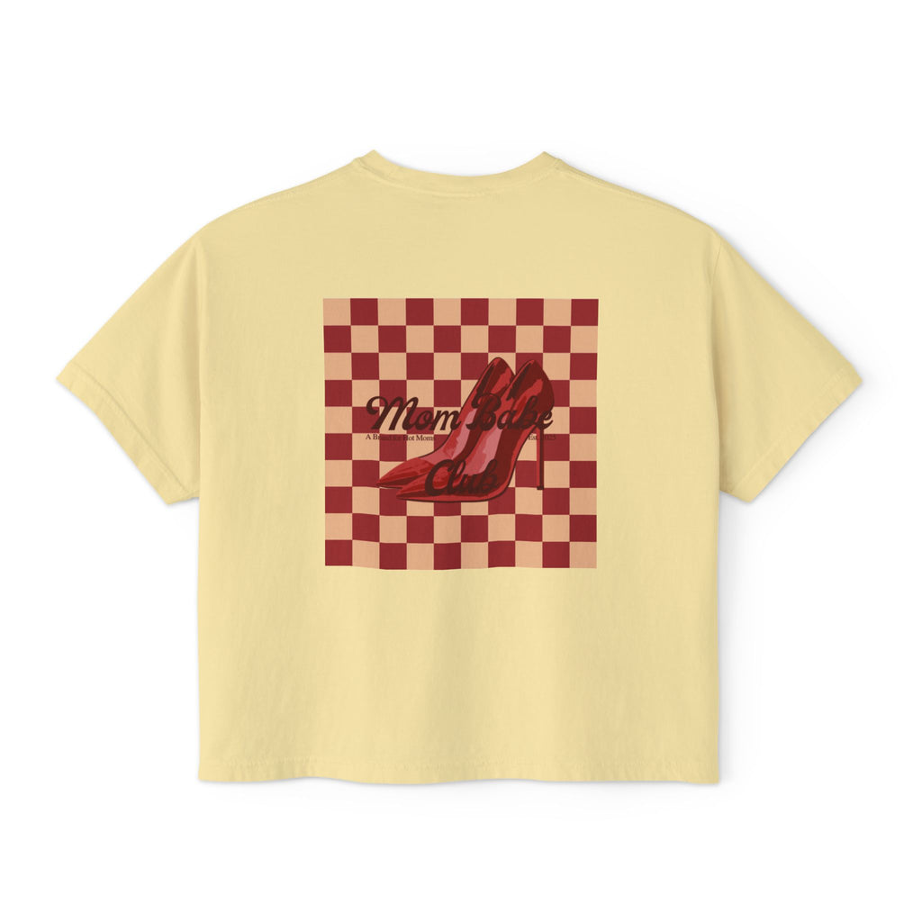 Mom Babe Club - For Hot Moms  Heel Graphic Tee