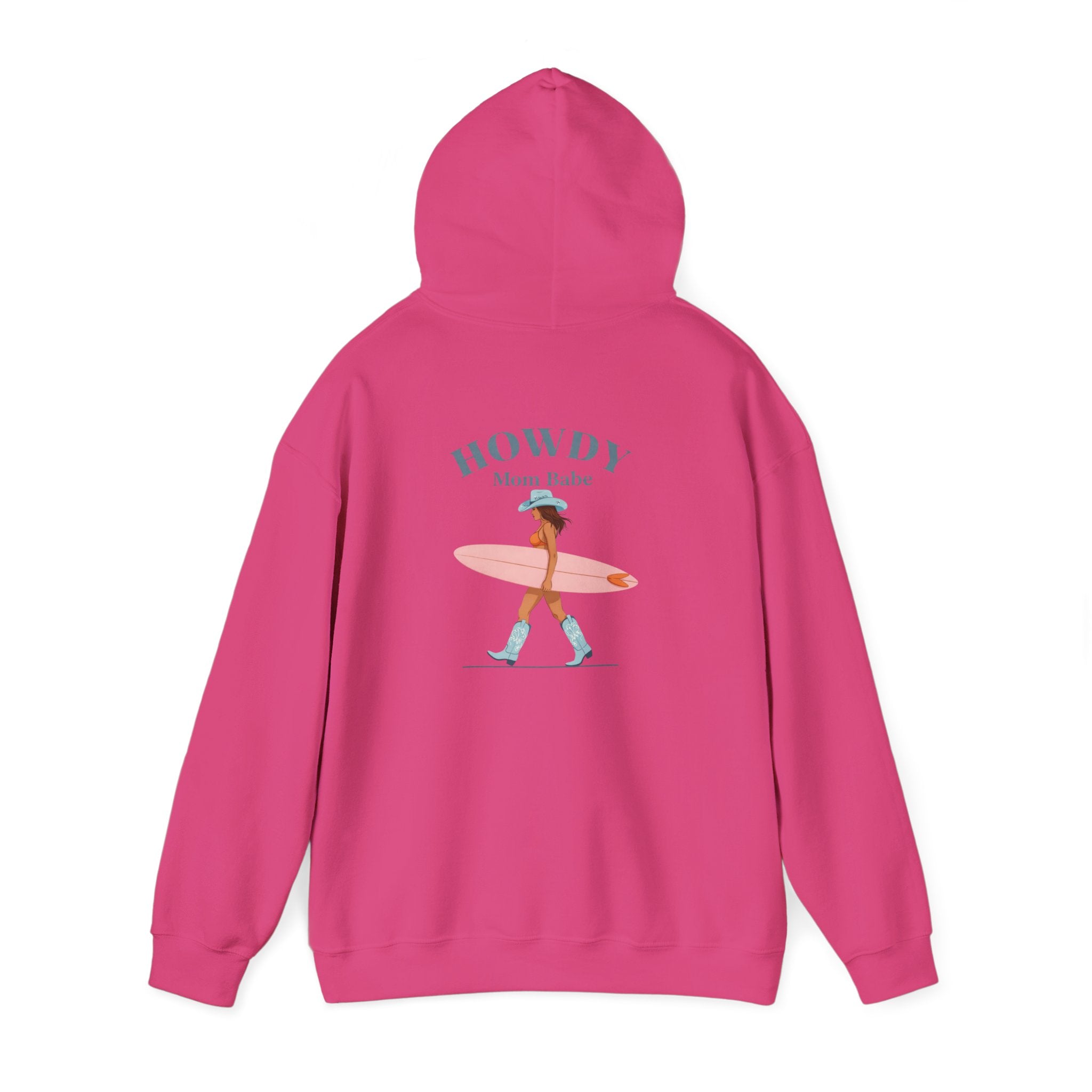 Howdy Mom Babe — Surf Girl Graphic Hoodie
