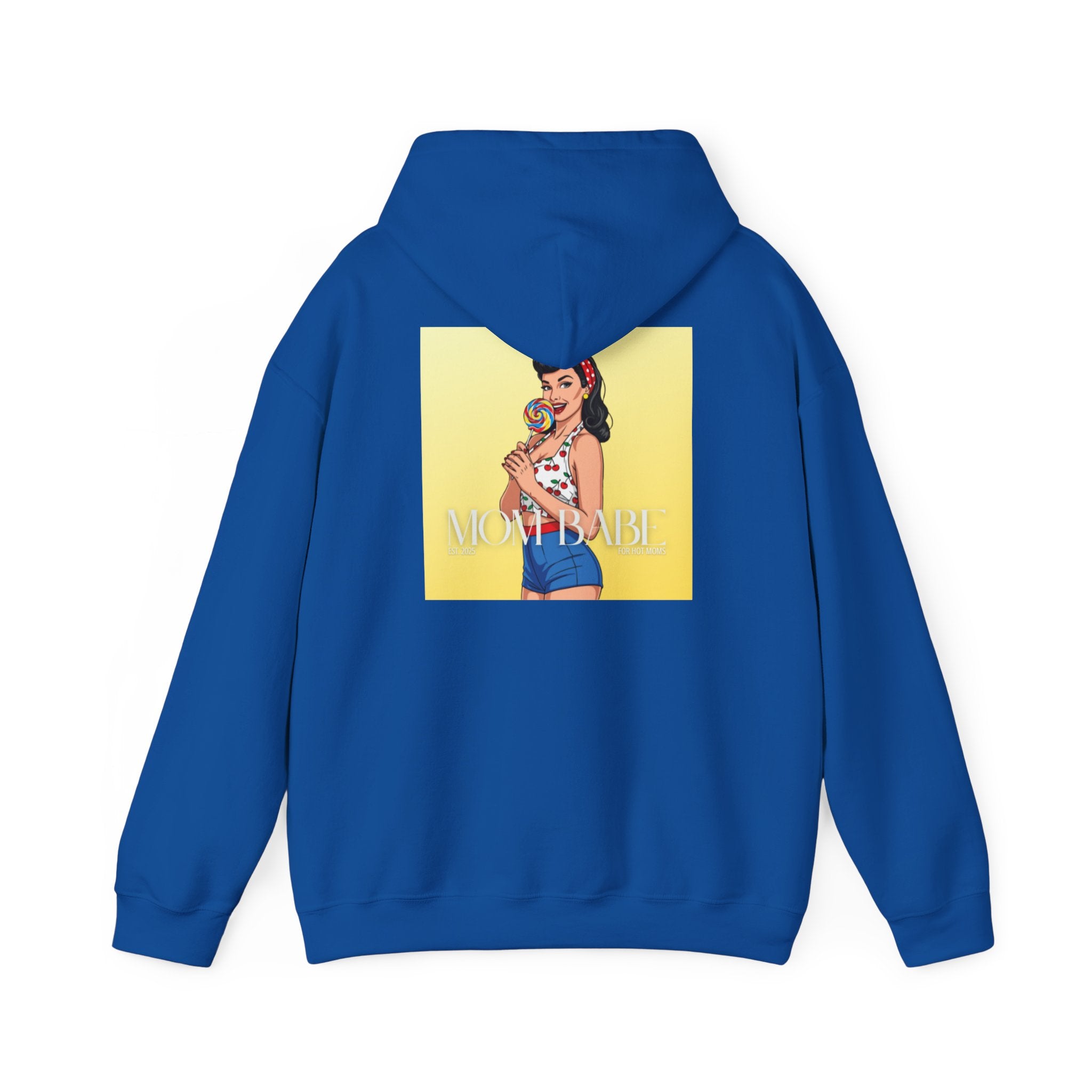 Mom Babe - For Hot Moms Pinup Graphic Hoodie