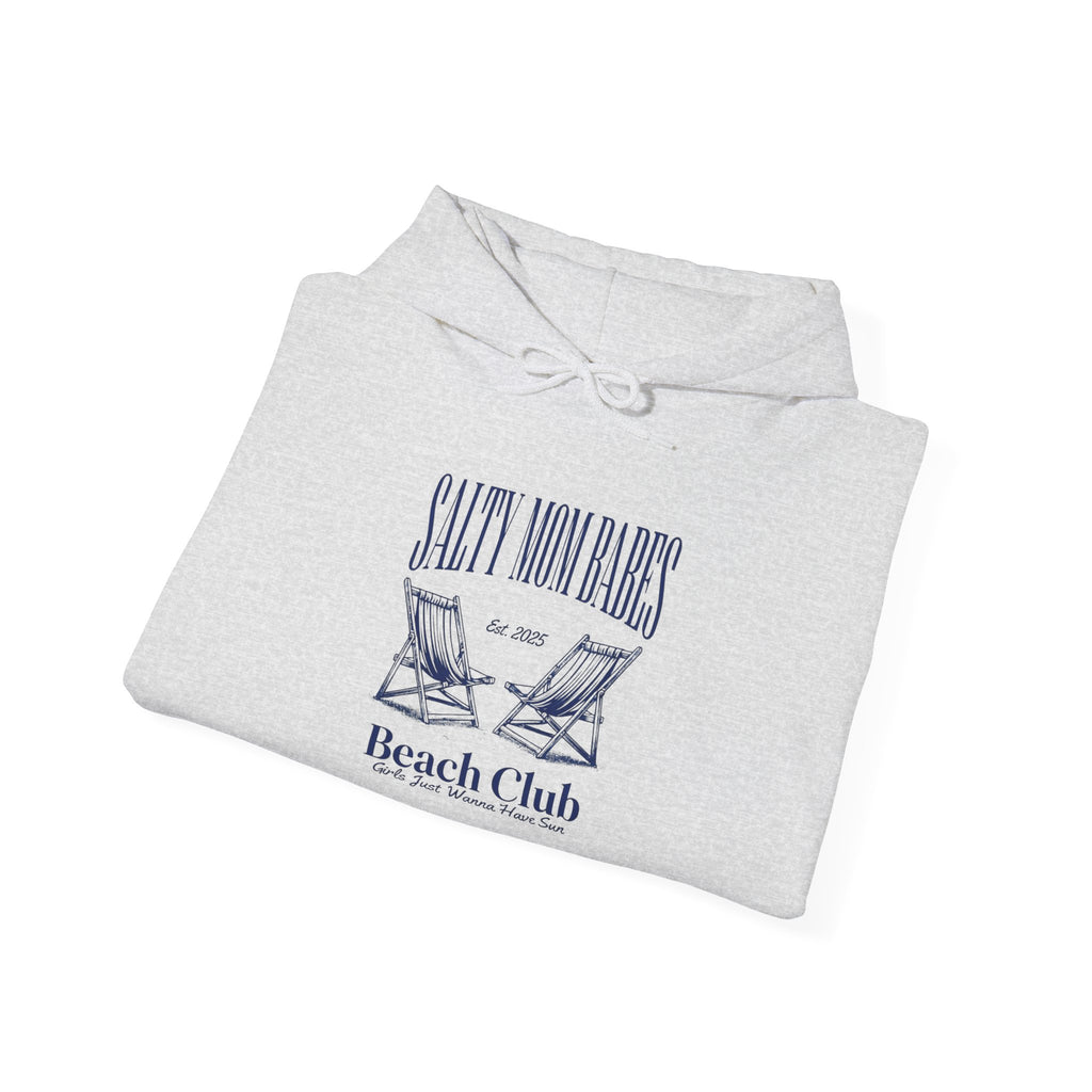 Salty Mom Babes Beach Club- Girls Just Wanna Have Sun Graphic Hoodie
