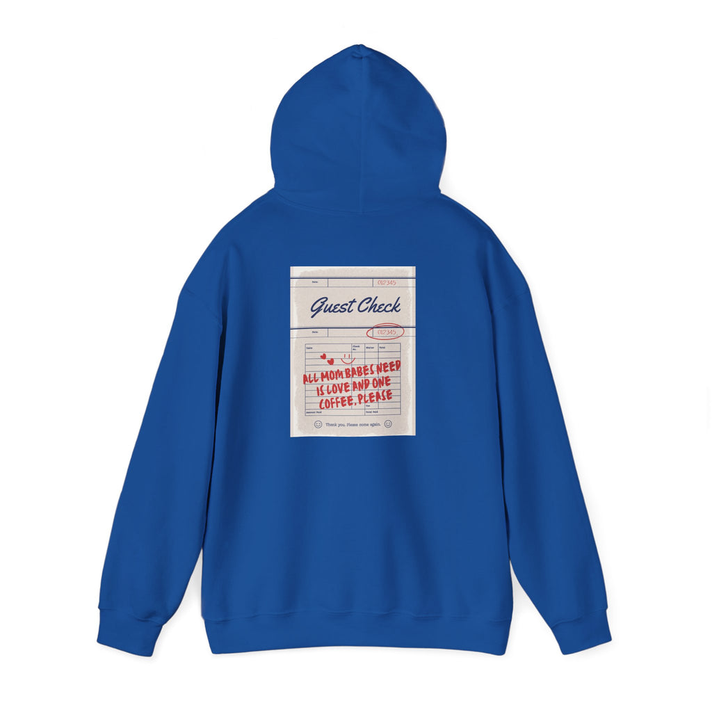 All Mom Babes Need - Graphic Check Hoodie