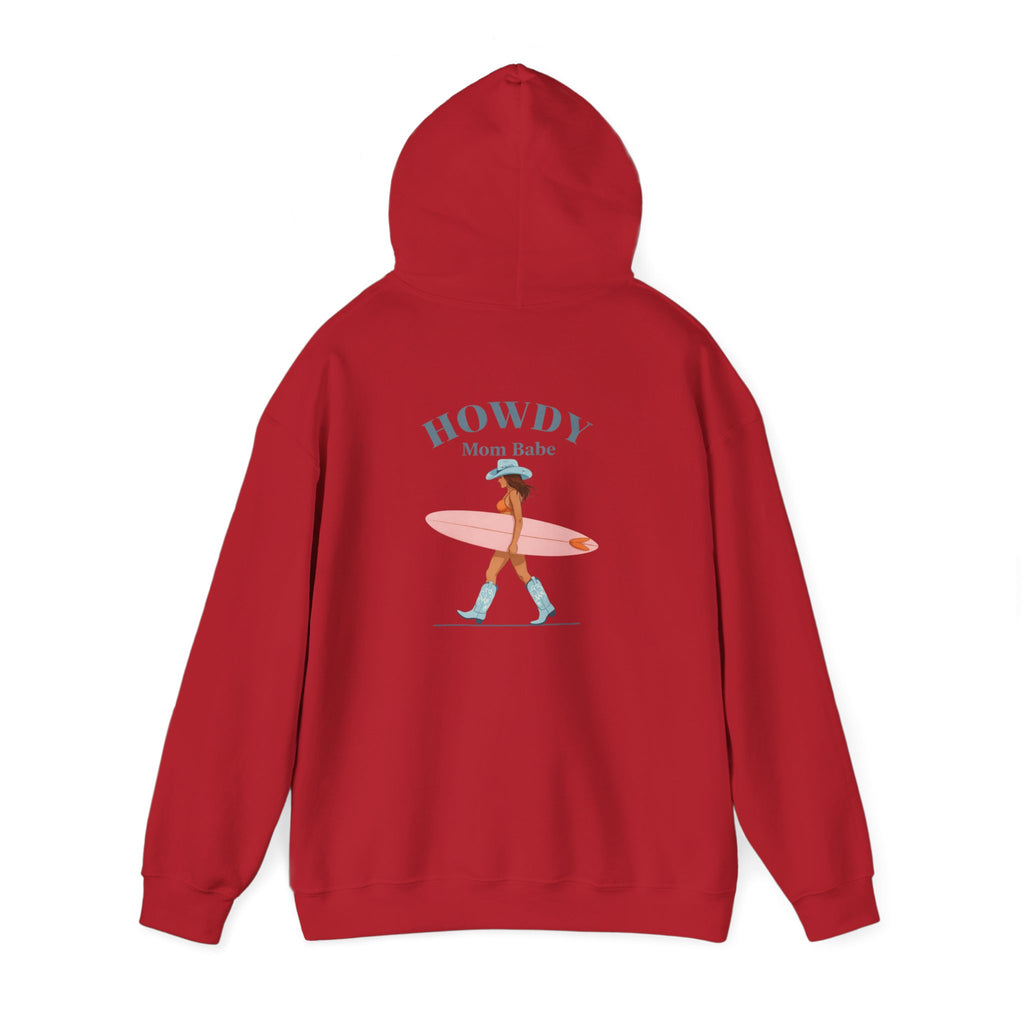Howdy Mom Babe — Surf Girl Graphic Hoodie