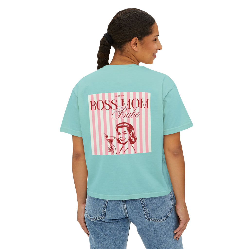Boss Mom Babe — Vintage Retro Graphic Tee