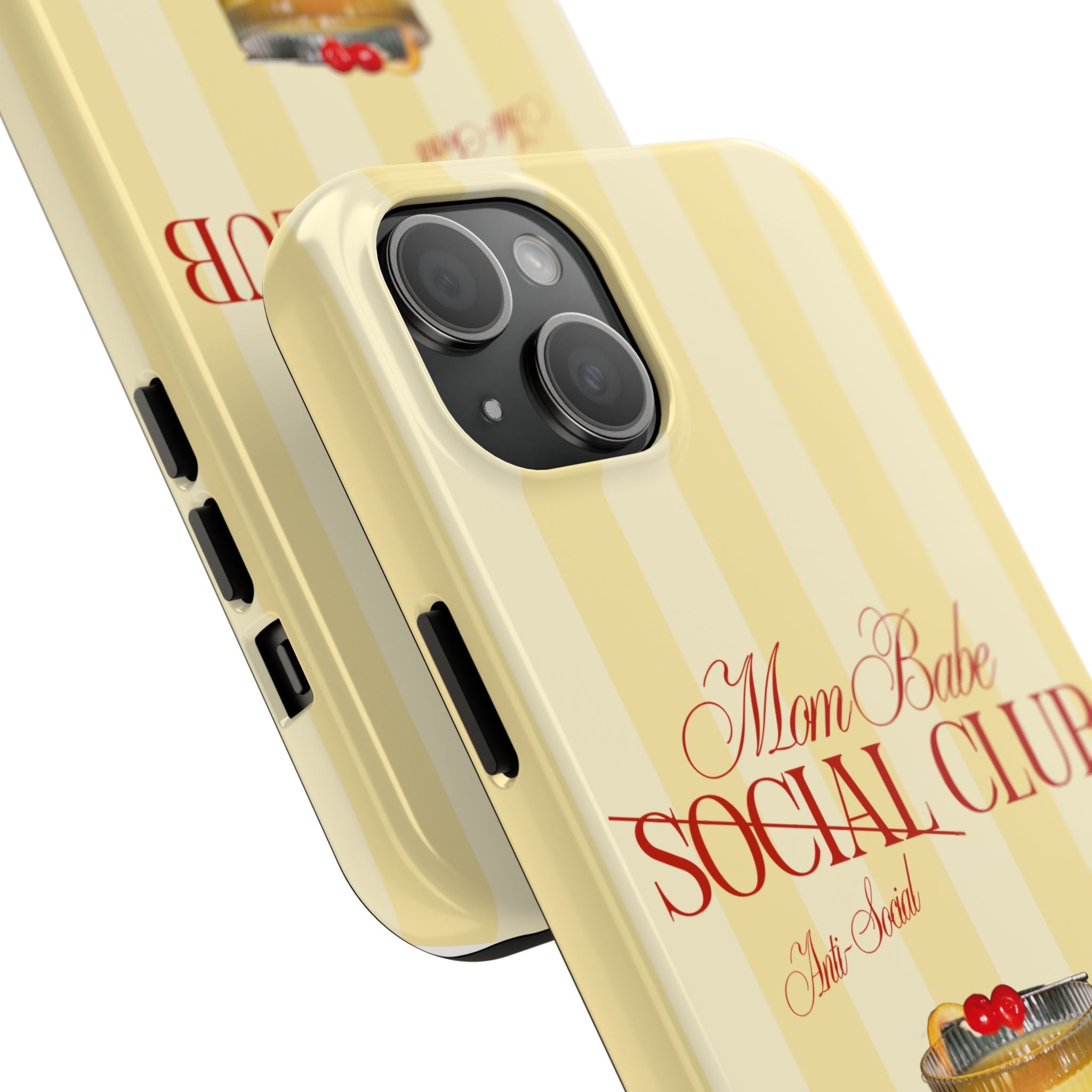 Mom Babe Anti-Social Club Tough Phone Case