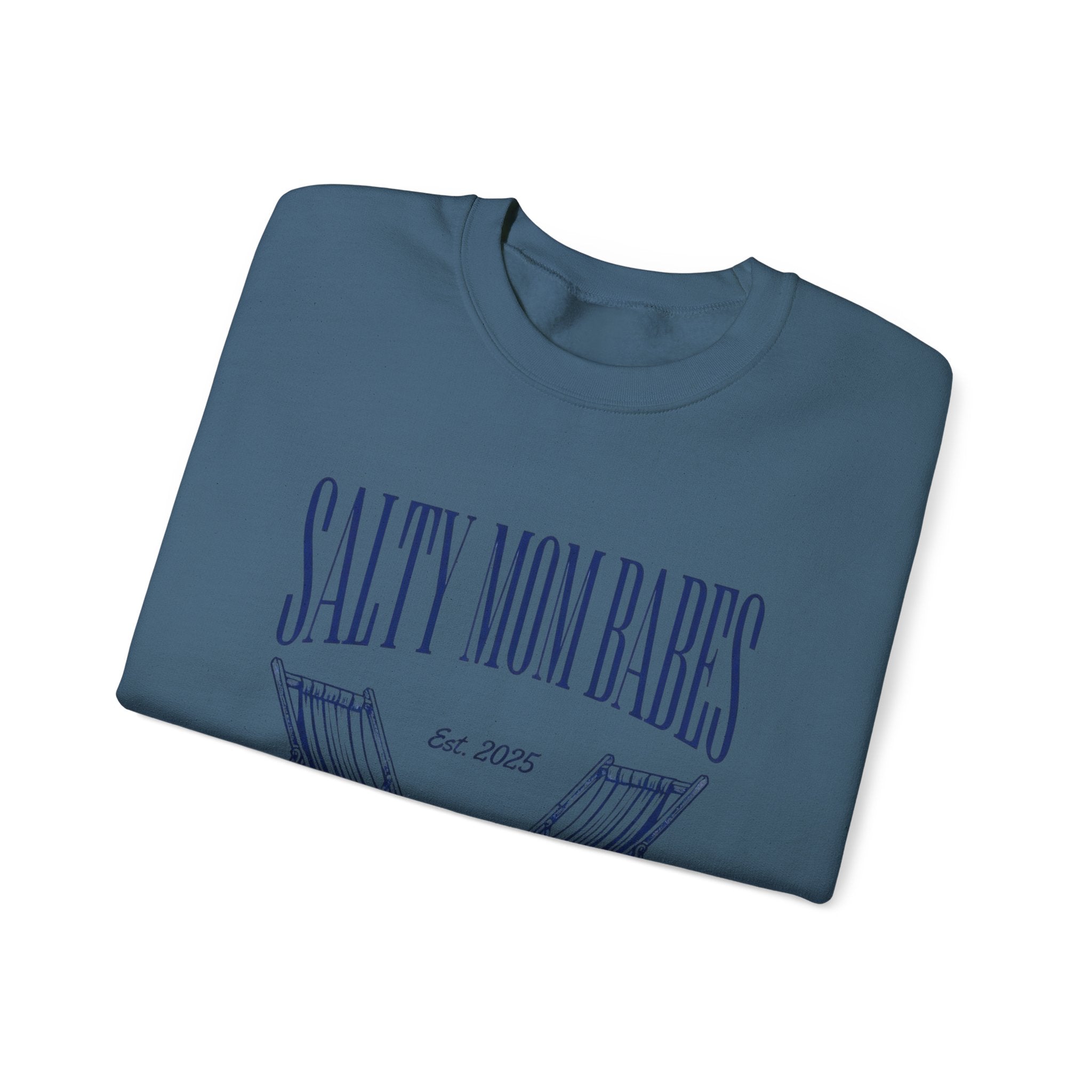 Salty Mom Babes Beach Club- Girls Just Wanna Have Sun Graphic Sweatshirt