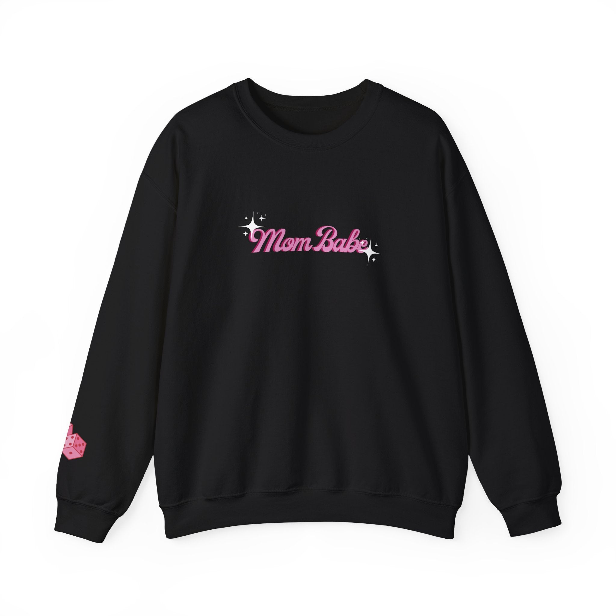 Mom Babe Club - For Hot Moms — Pink Graphic Sweatshirt