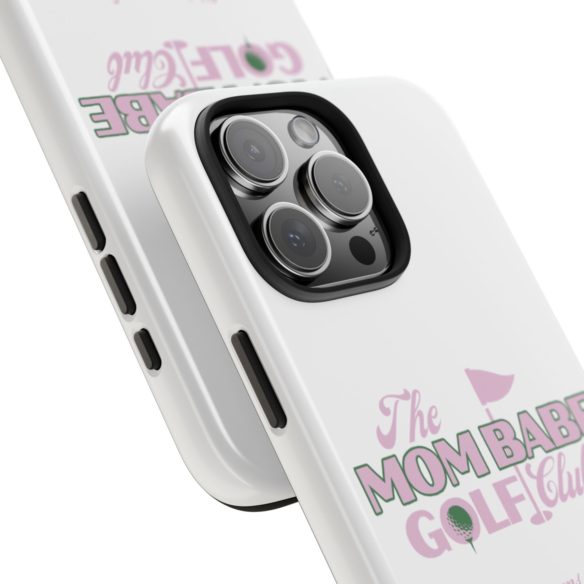The Mom Babe Golf Club - Pink Vintage Golf Tough Phone Case