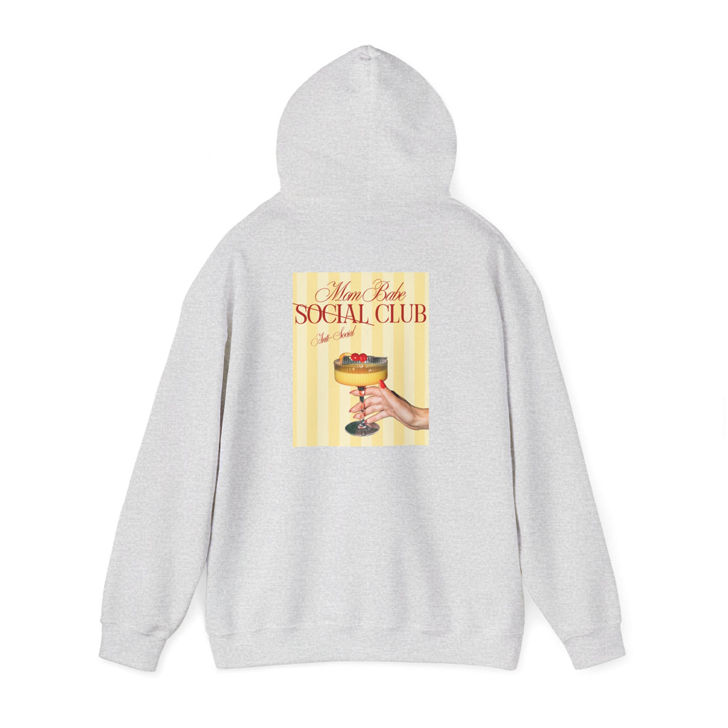 Mom Babe Anti-Social Club - Cocktail Graphic Hoodie