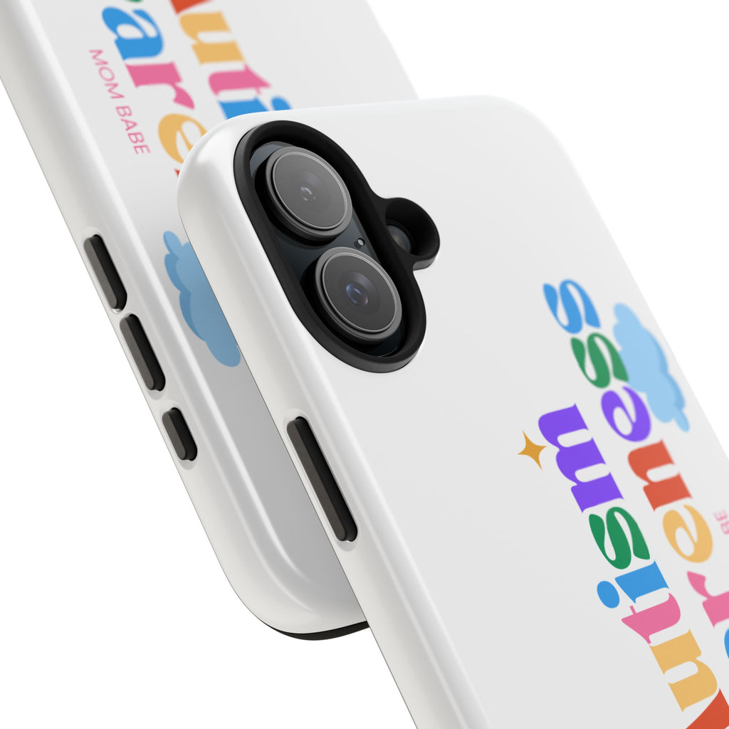 Copy of Autism Awareness and Acceptance — Checkered Heart Phone Case