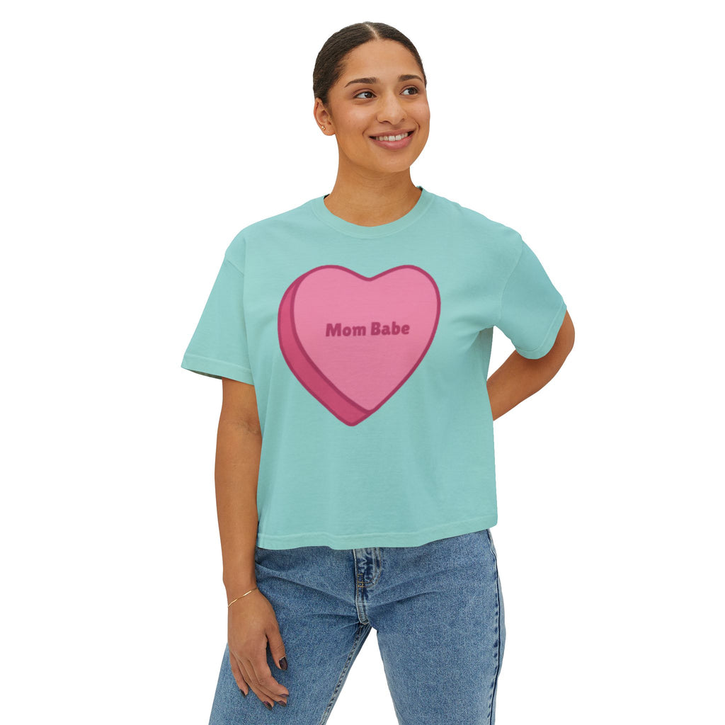 Mom Babe Be Mine - Conversation Hearts Graphic Tee