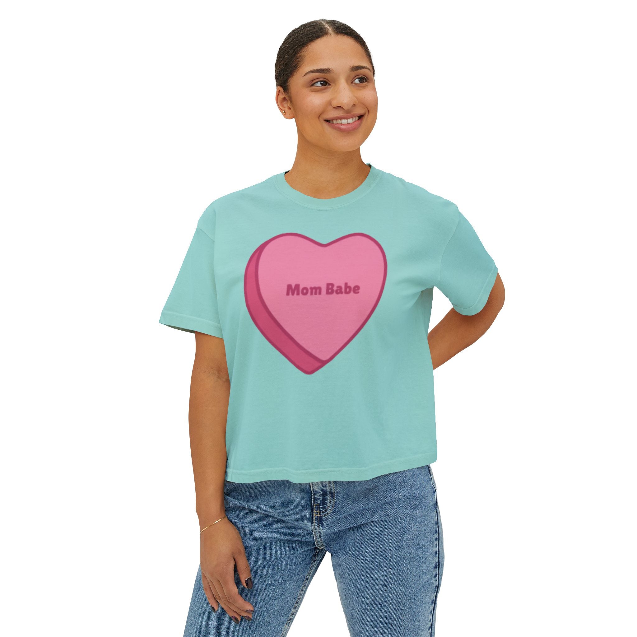 Mom Babe Be Mine - Conversation Hearts Graphic Tee