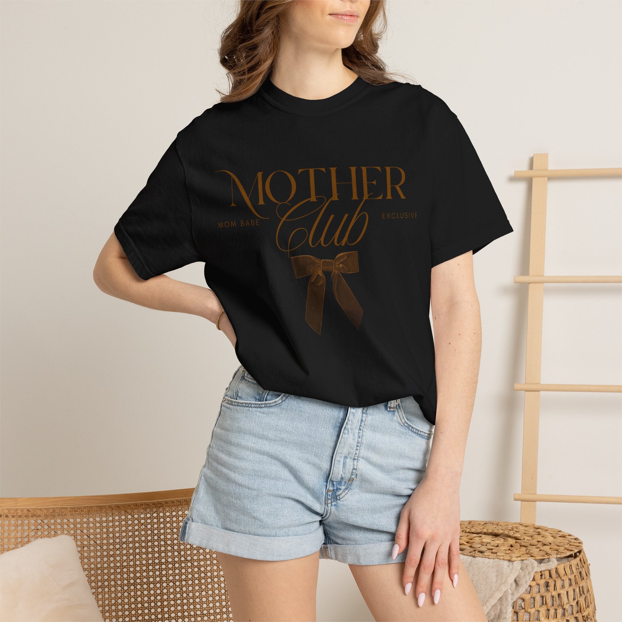 Mother Club Mom Babe Exclusive Tee - Mocha