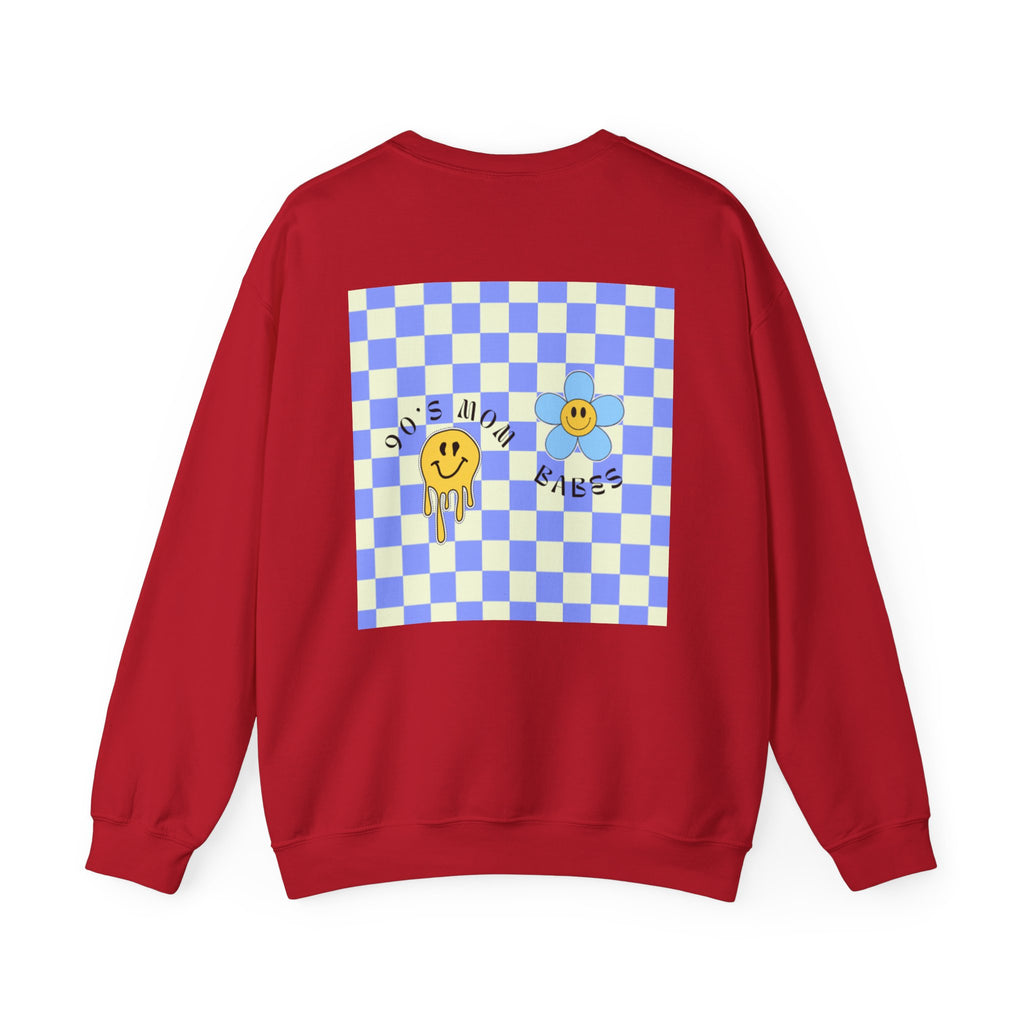 90's Mom Babes - Smiley Graphic Sweatshirt