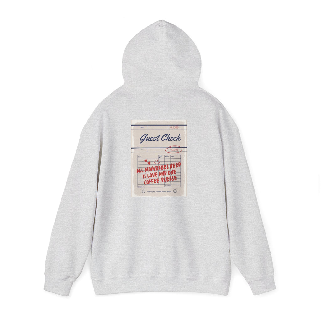 All Mom Babes Need - Graphic Check Hoodie