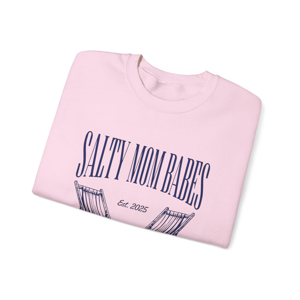 Salty Mom Babes Beach Club- Girls Just Wanna Have Sun Graphic Sweatshirt