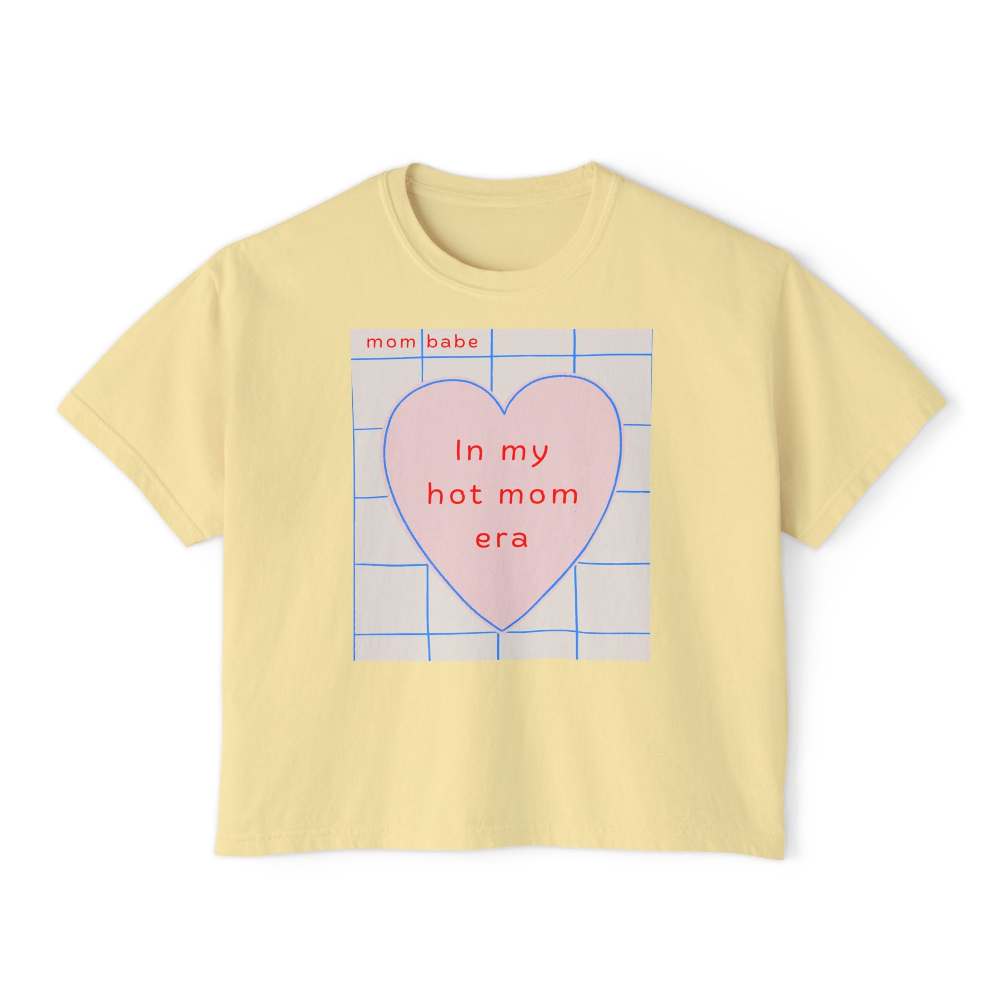 Copy of In My Hot Mom Era Front Print - Heart Graphic Tee