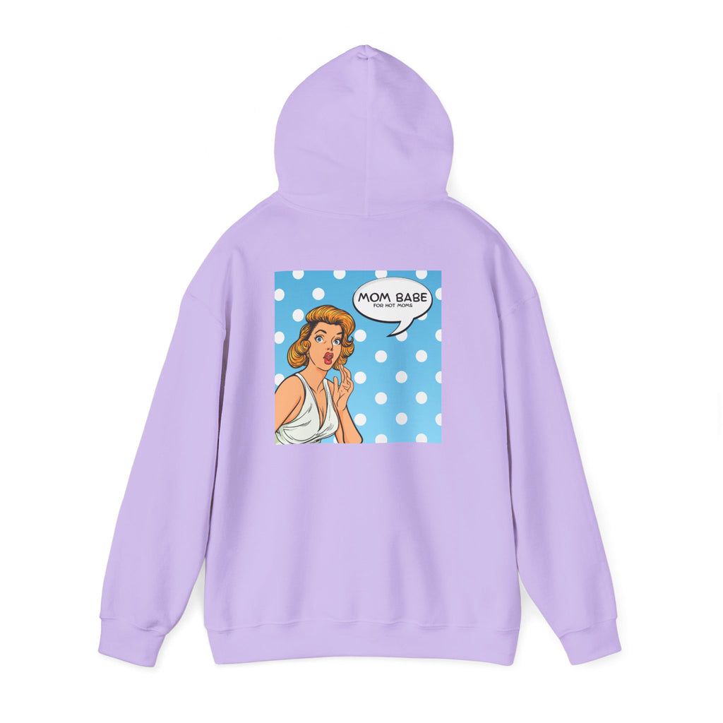 Mom Babe For Hot Moms - Retro Pop Art Graphic Hoodie