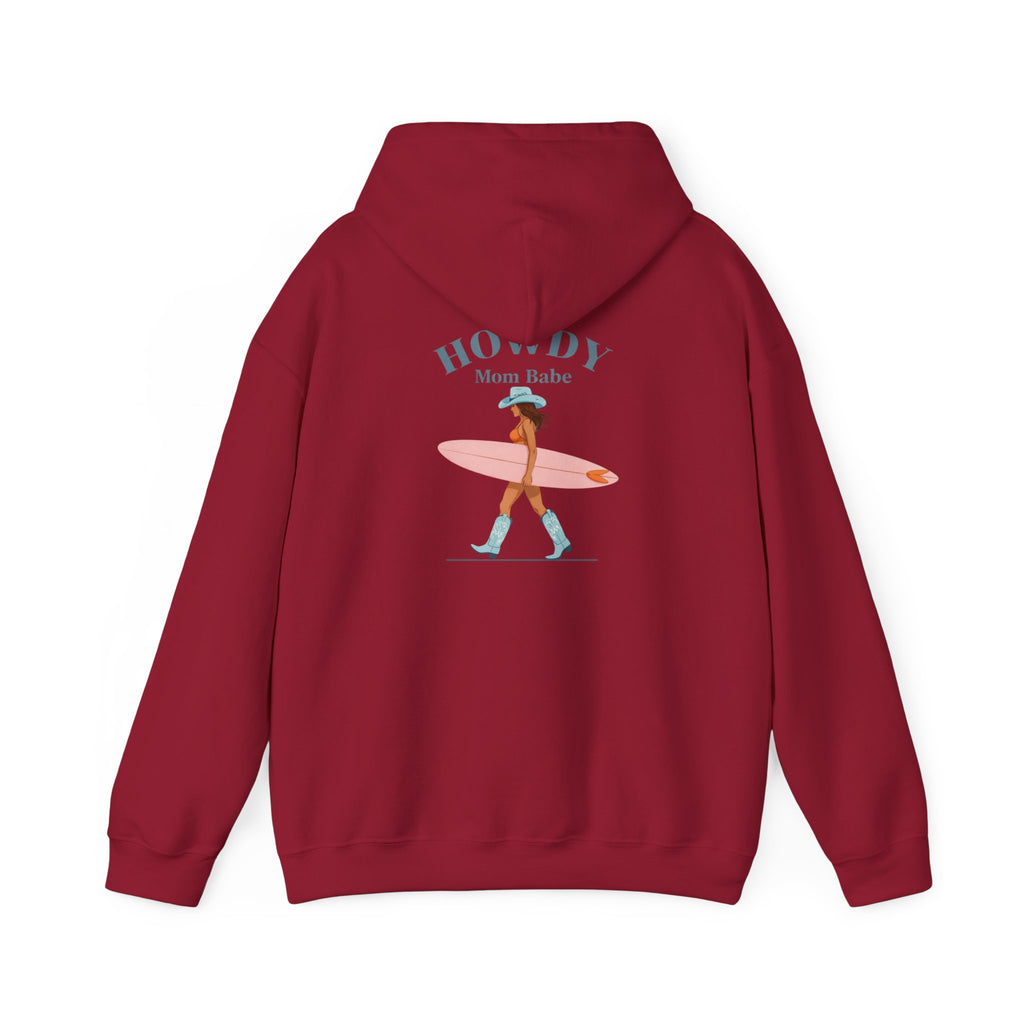 Howdy Mom Babe — Surf Girl Graphic Hoodie