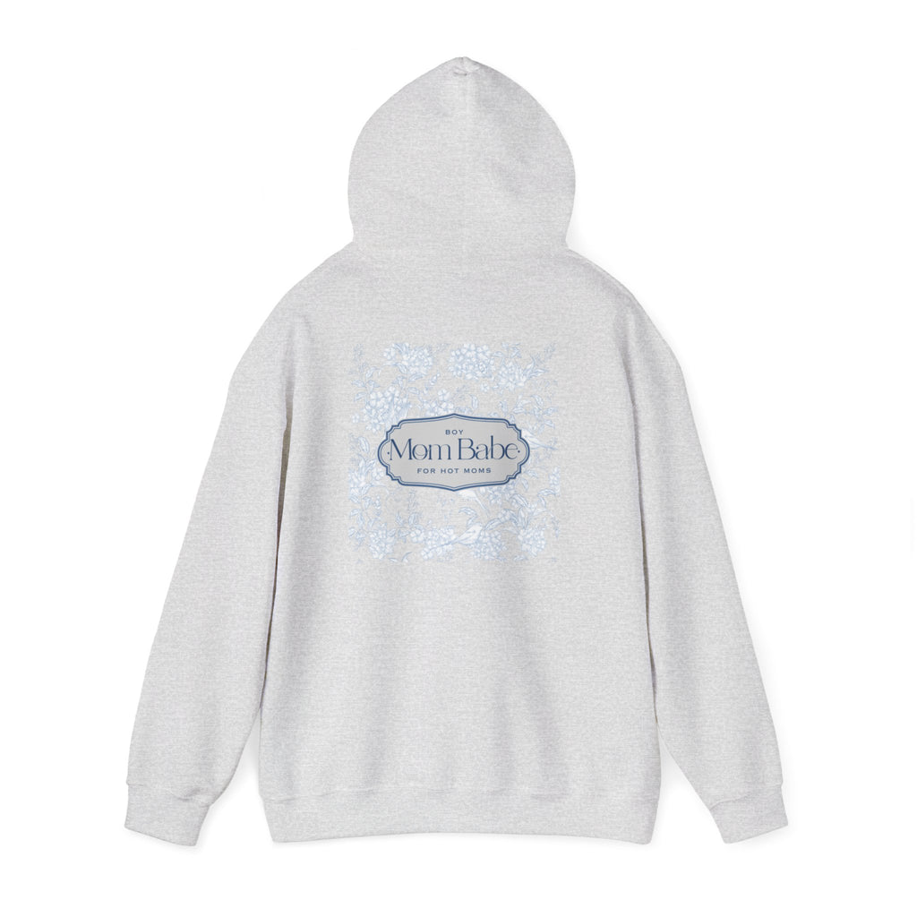 Boy Mom Babe - Floral Graphic Hoodie