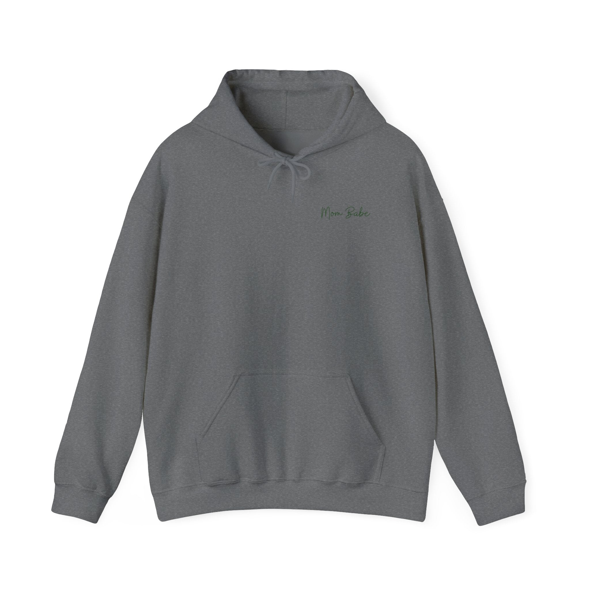 All Mom Babes Need - Graphic Check Hoodie