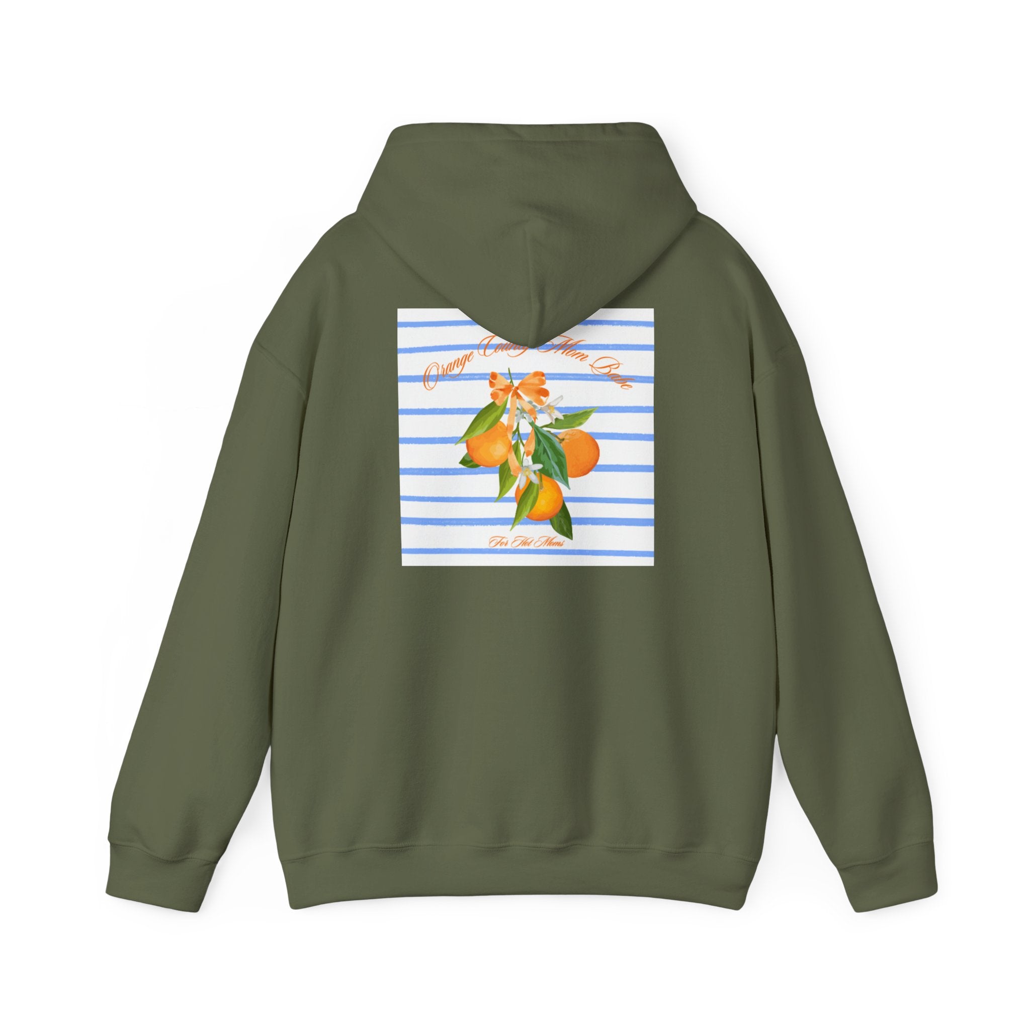 Orange County Mom Babe — Orange Blossom Graphic Hoodie