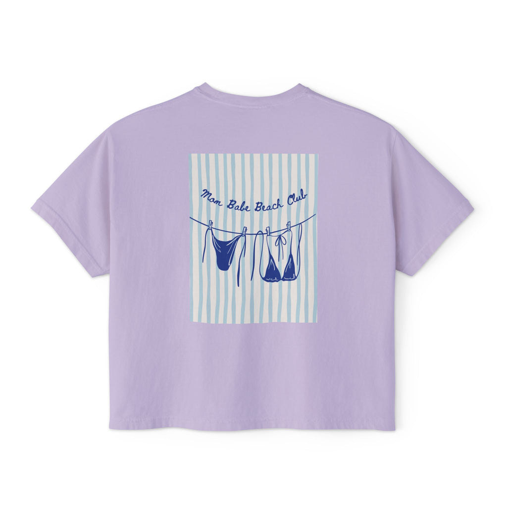 Mom Babe Beach Club - Bikini Graphic Tee