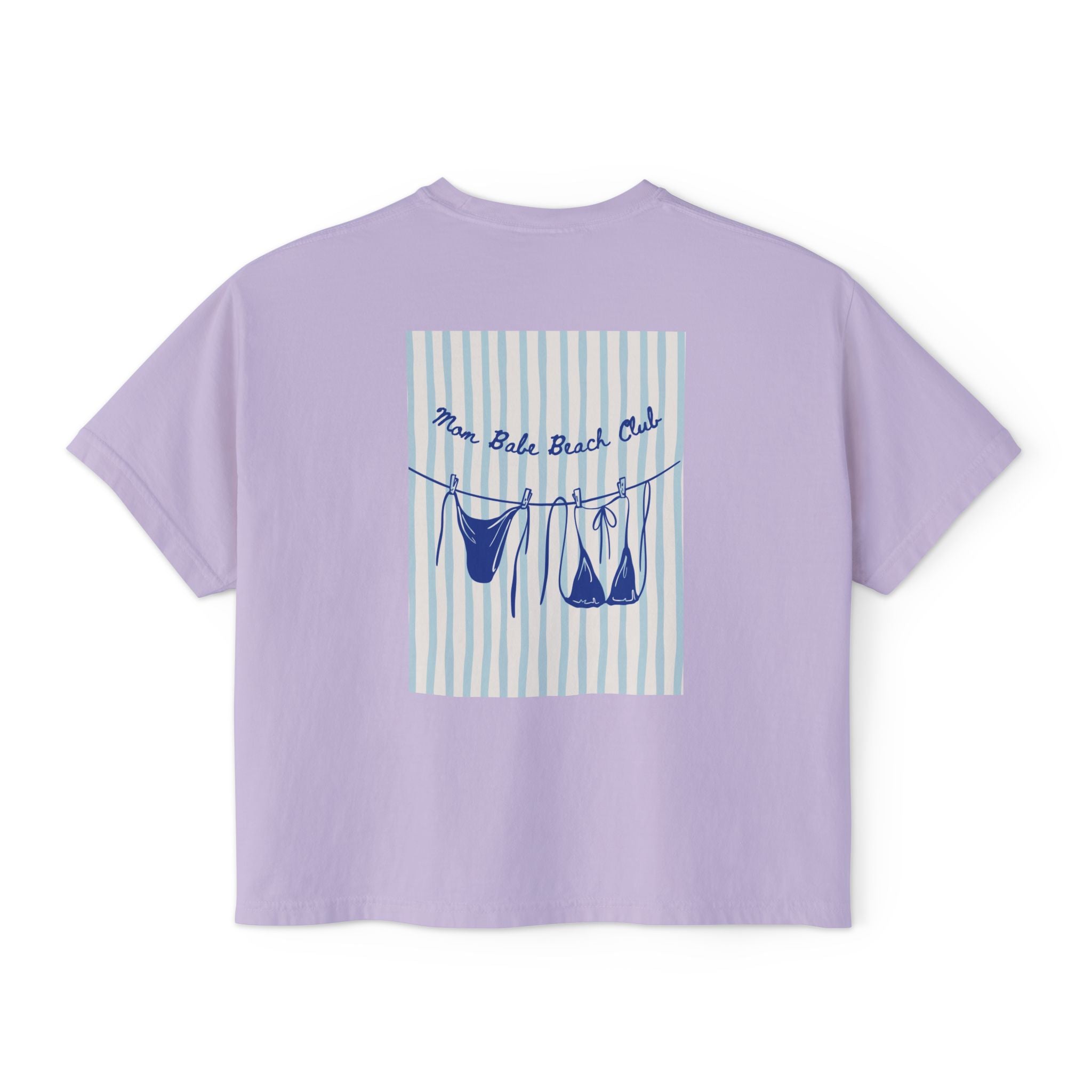 Mom Babe Beach Club - Bikini Graphic Tee
