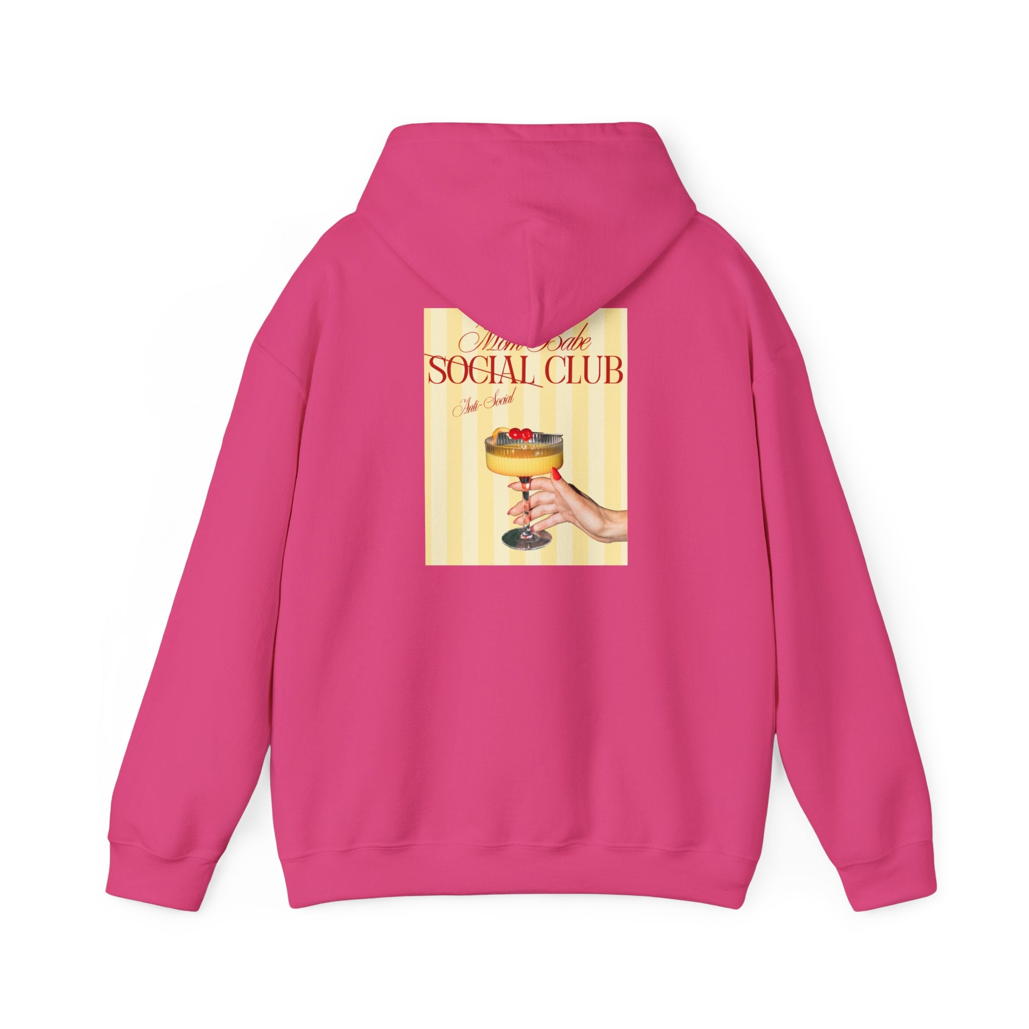 Mom Babe Anti-Social Club - Cocktail Graphic Hoodie
