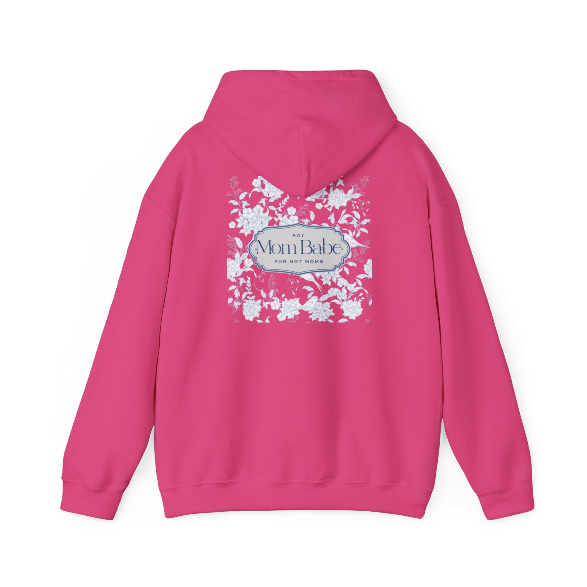 Boy Mom Babe - Floral Graphic Hoodie