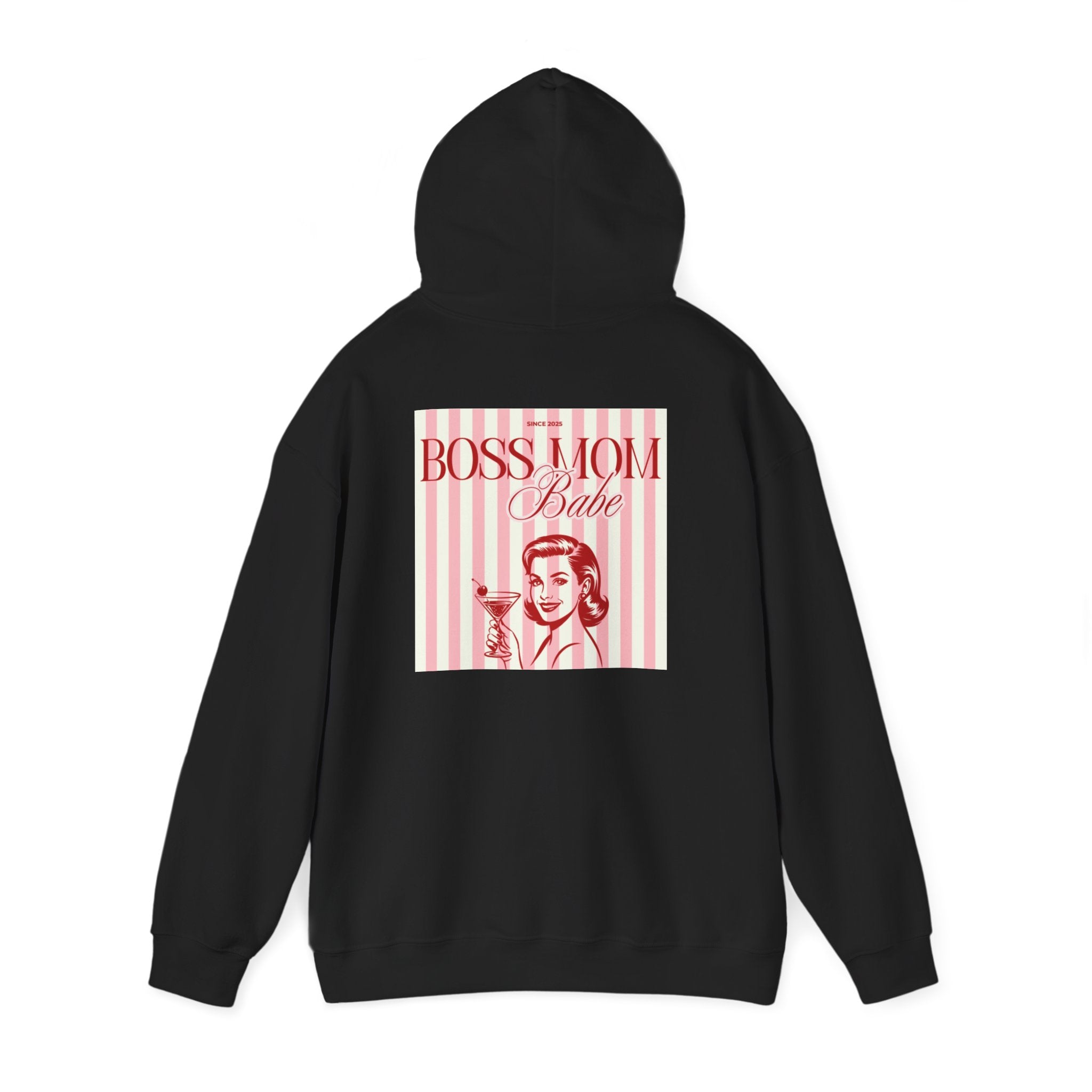Boss Mom Babe — Vintage Retro Graphic Hoodie