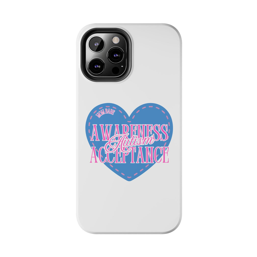 Autism Awareness and Acceptance — Stitched Heart Phone Case