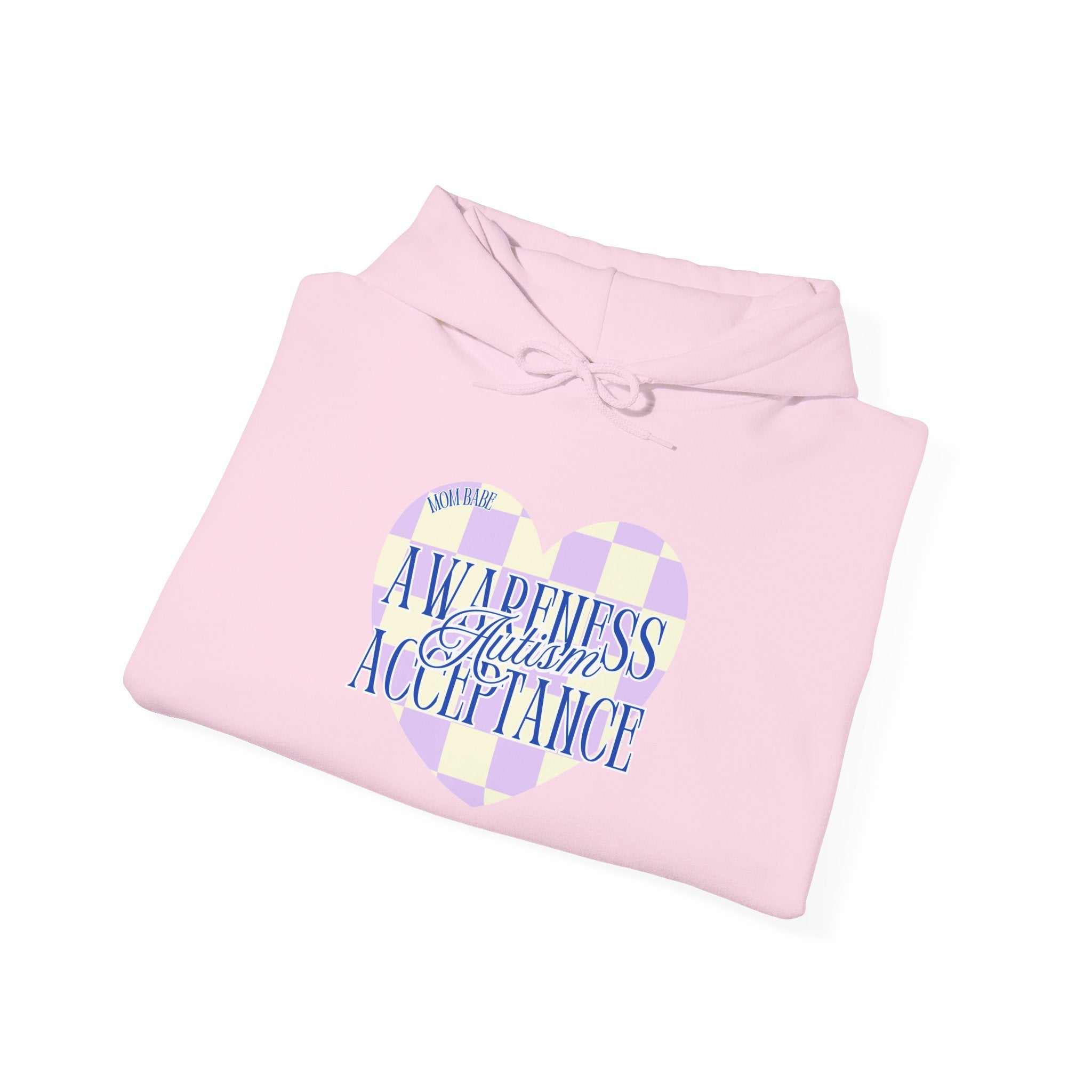 Autism Awareness and Acceptance — Checkered Heart Hoodie