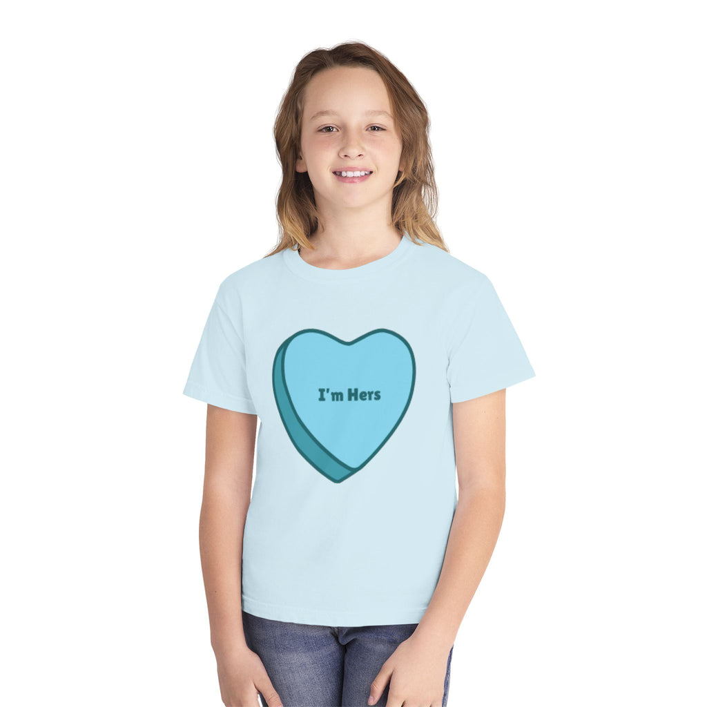 Children's - I'm Hers - Conversation Heart Graphic Tee