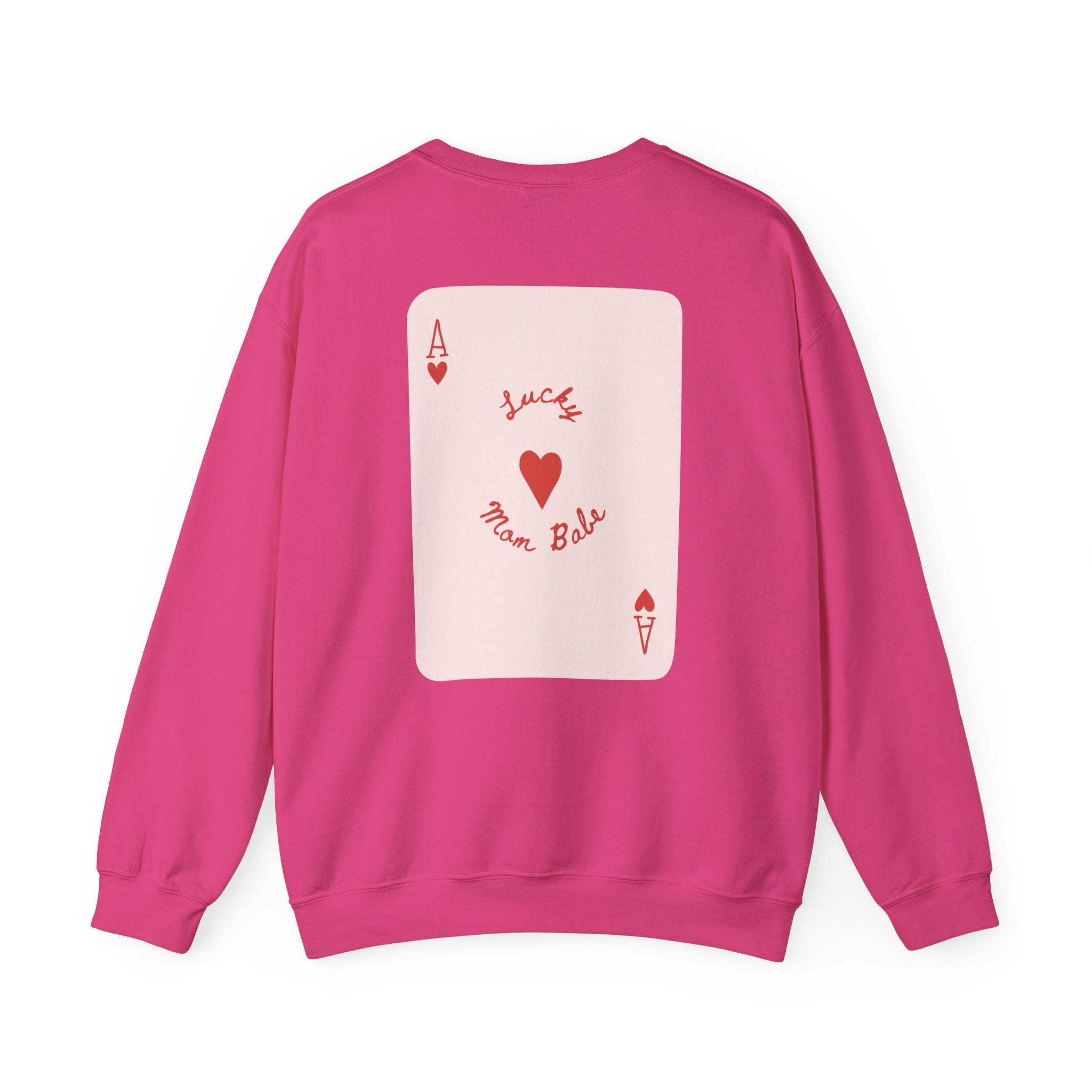 Lucky Mom Babe - Graphic Sweatshirt