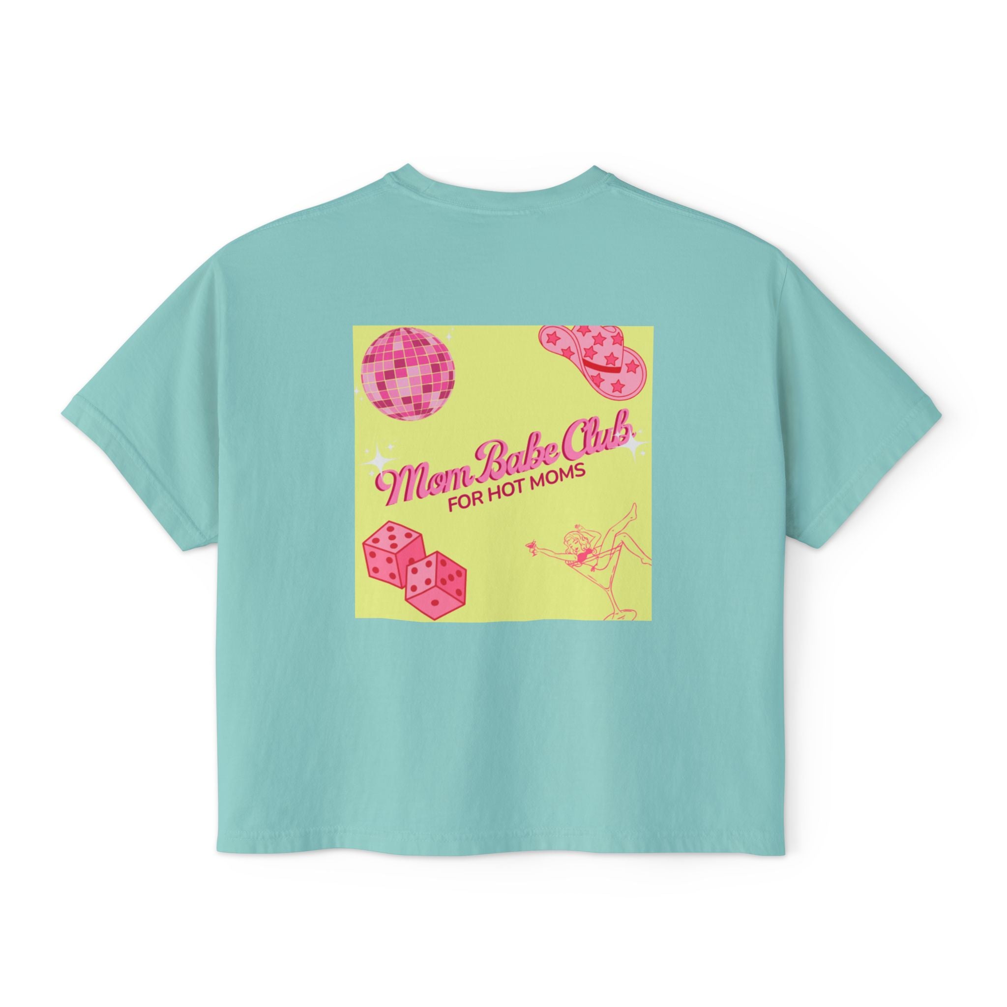 Mom Babe Club - For Hot Moms —  Pink Graphic Tee