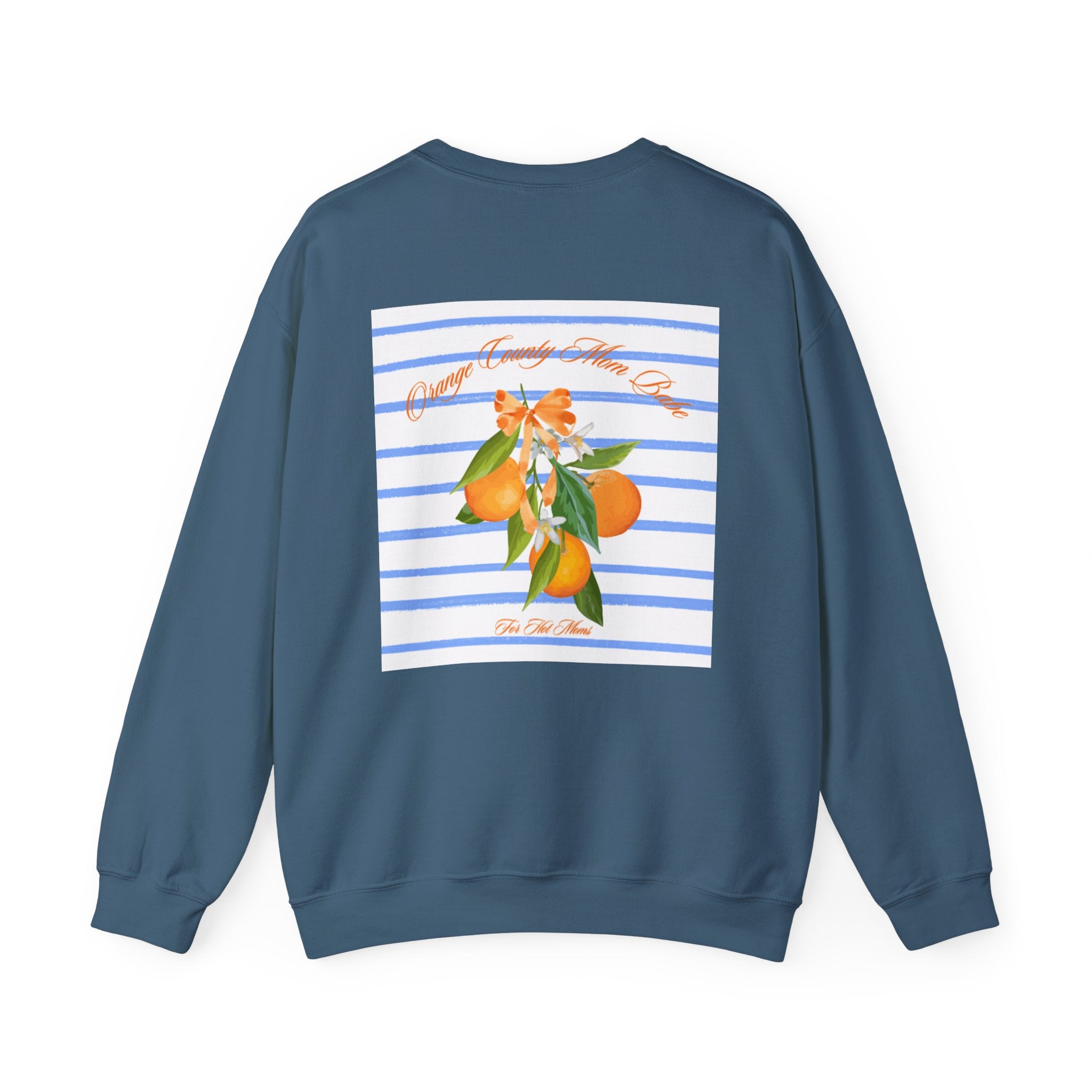 Orange County Mom Babe — Orange Blossom Graphic Sweatshirt