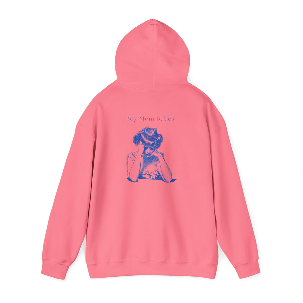 Boy Mom Babe - Vintage Graphic Hoodie