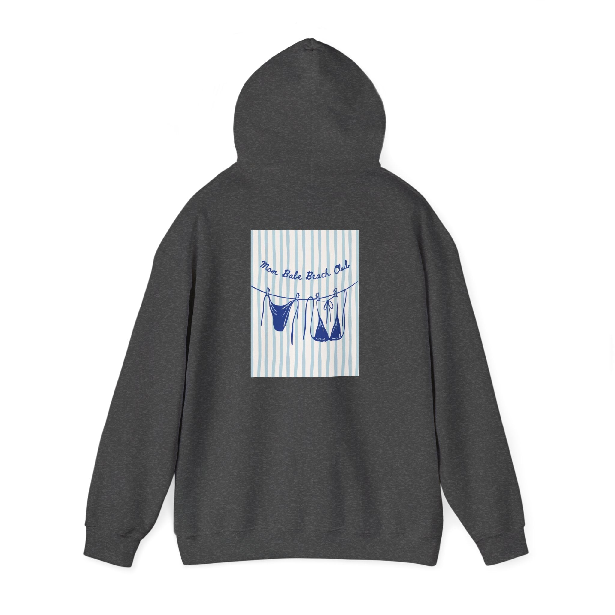 Mom Babe Beach Club - Bikini Graphic Hoodie