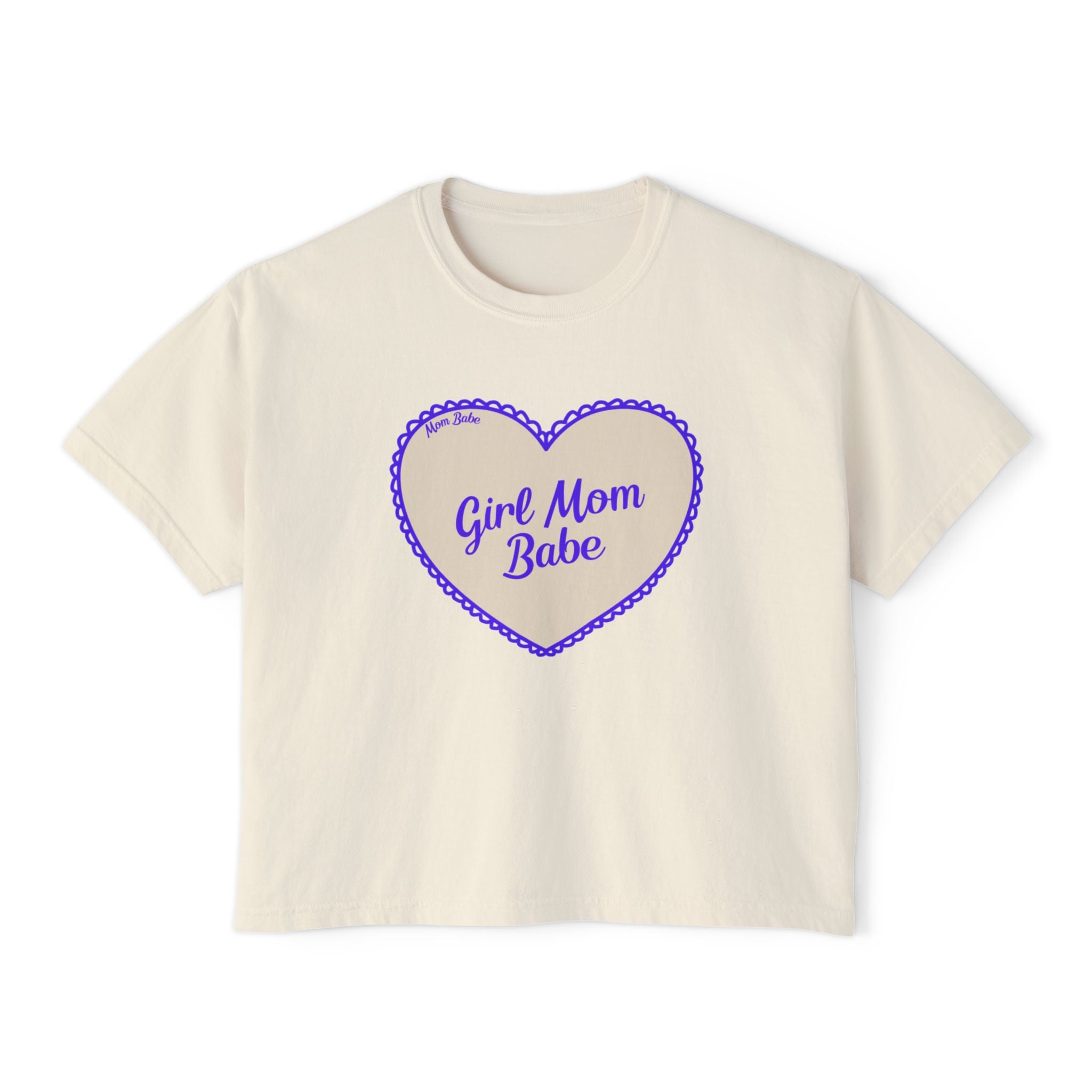 Girl Mom Babe  — Heart Graphic Tee