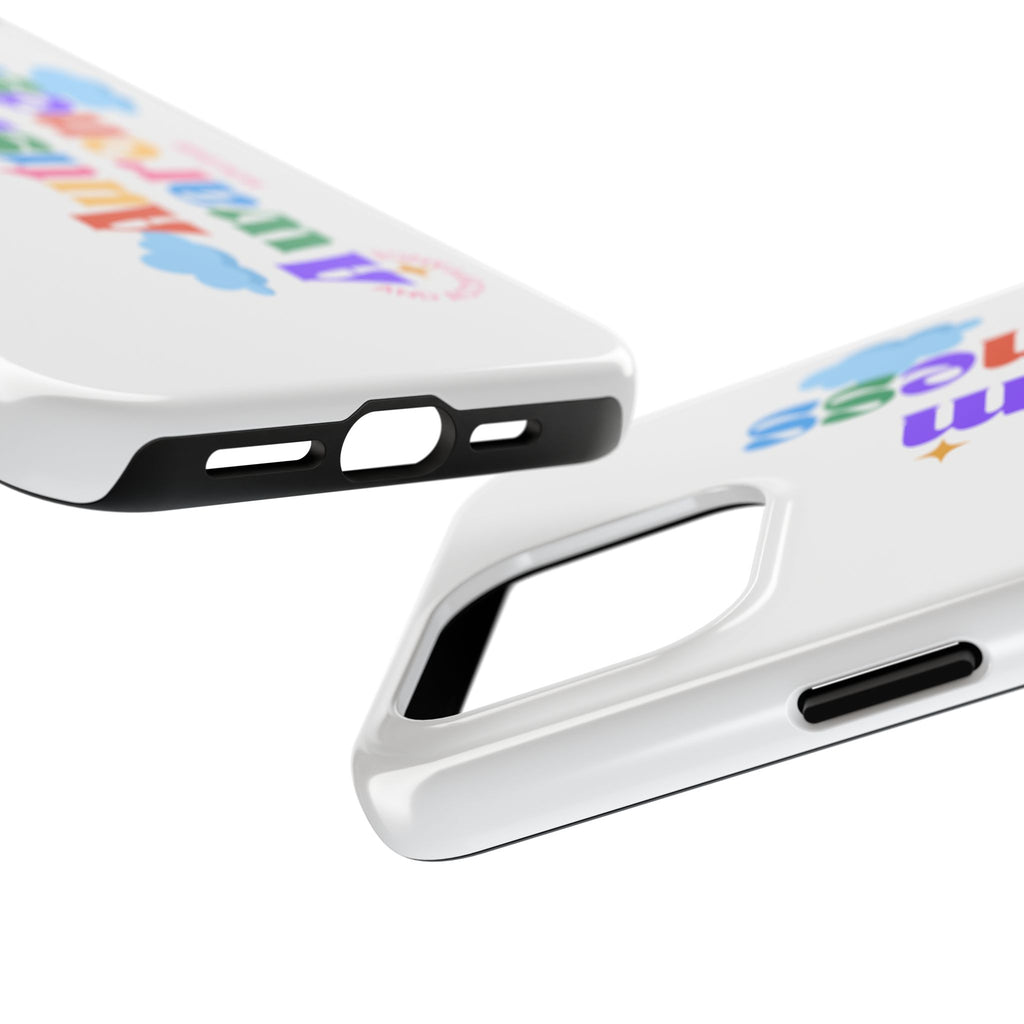 Copy of Autism Awareness and Acceptance — Checkered Heart Phone Case