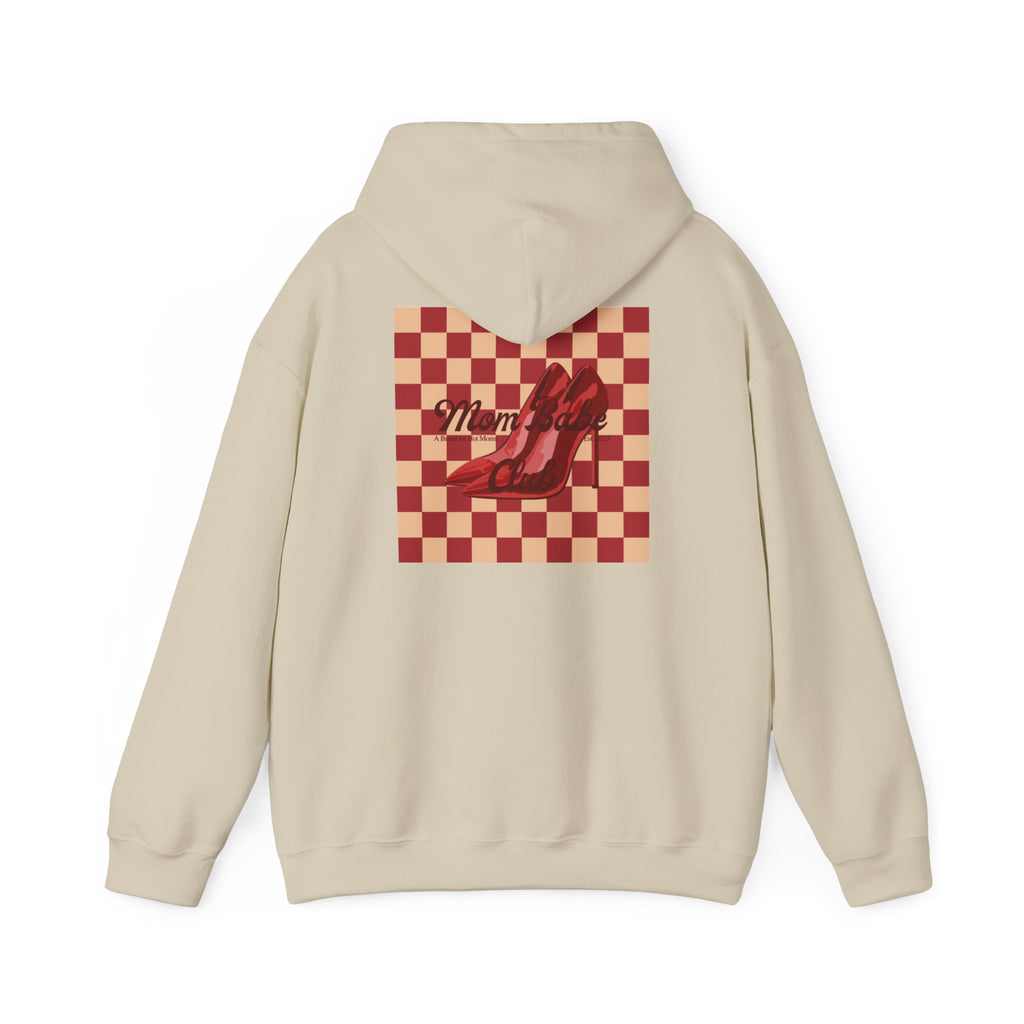 Mom Babe Club - For Hot Moms Heel Graphic Hoodie