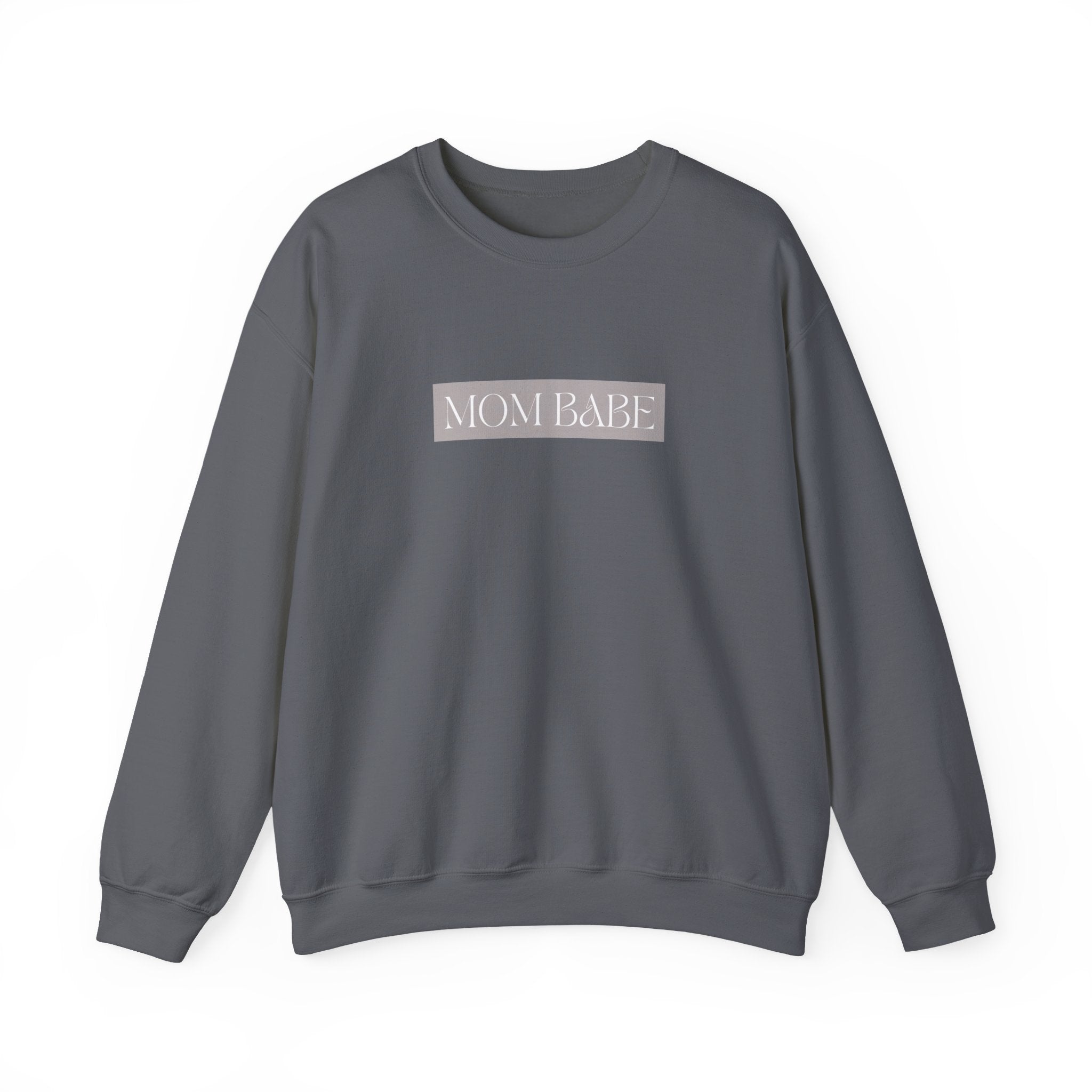 Pilates Mom Babe Club — Workout Graphic Sweatshirt (White Print)
