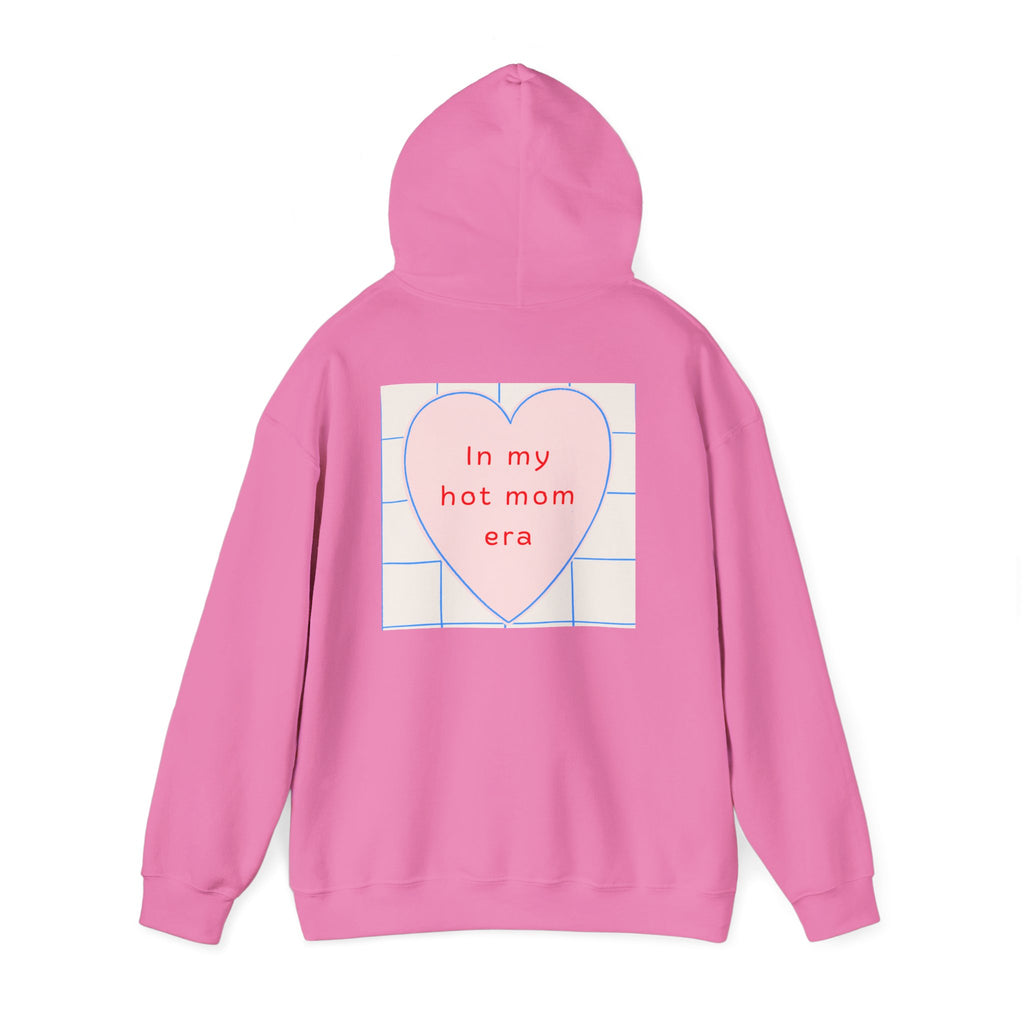 In My Hot Mom Era - Heart Graphic Hoodie