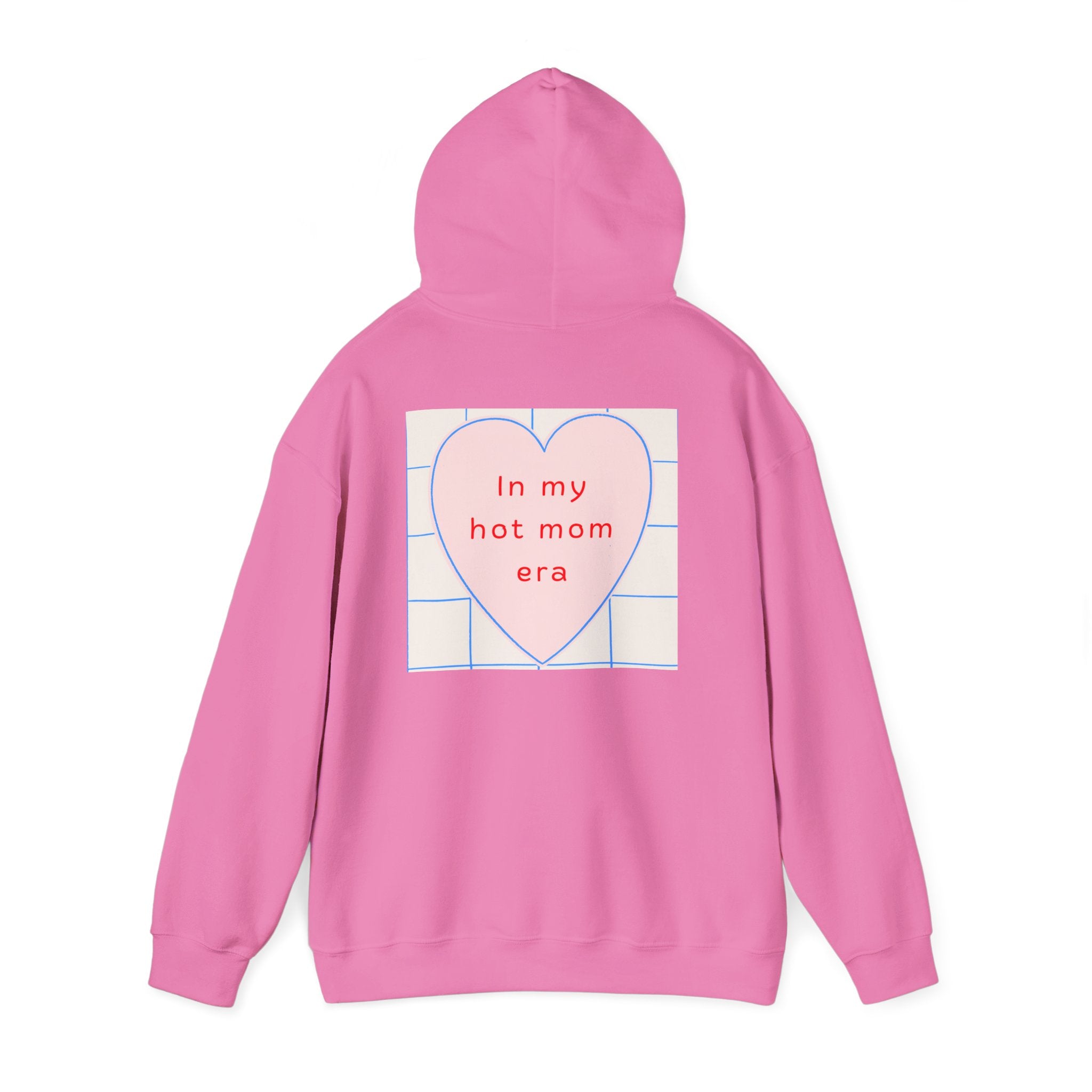 In My Hot Mom Era - Heart Graphic Hoodie