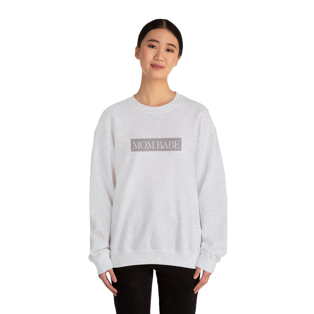 Pilates Mom Babe Club — Workout Graphic Sweatshirt (White Print)