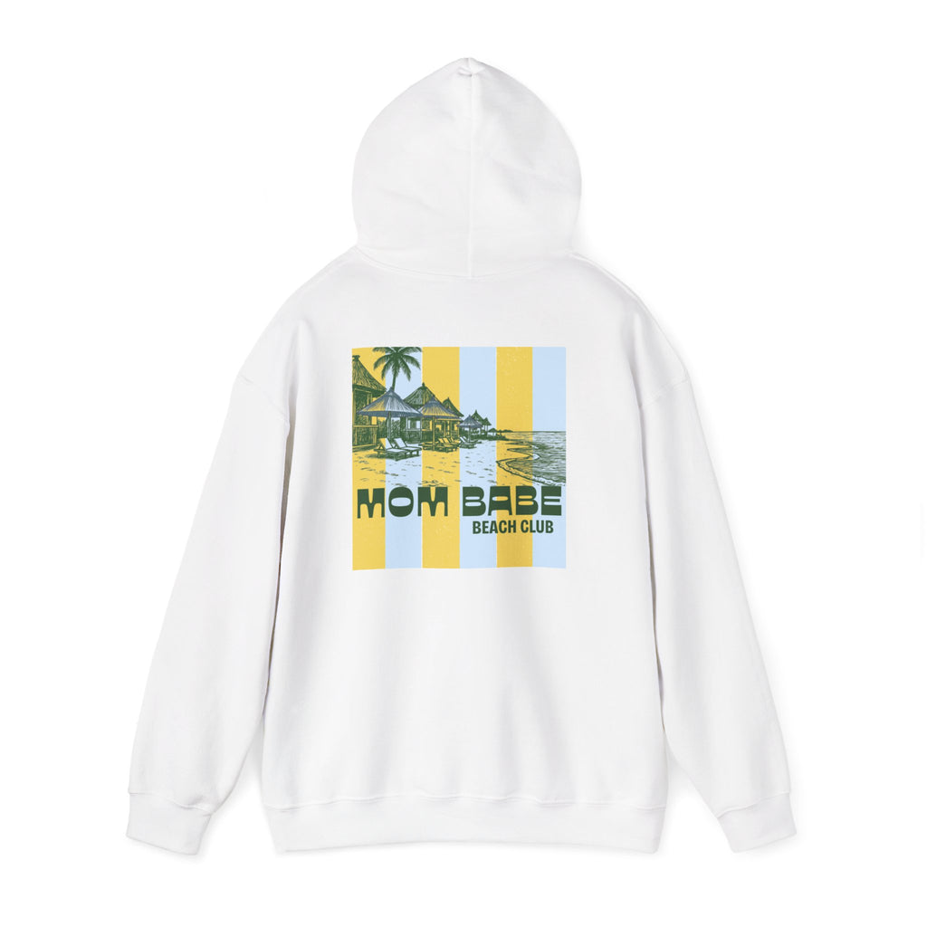 Mom Babe Beach Club — Graphic Hoodie
